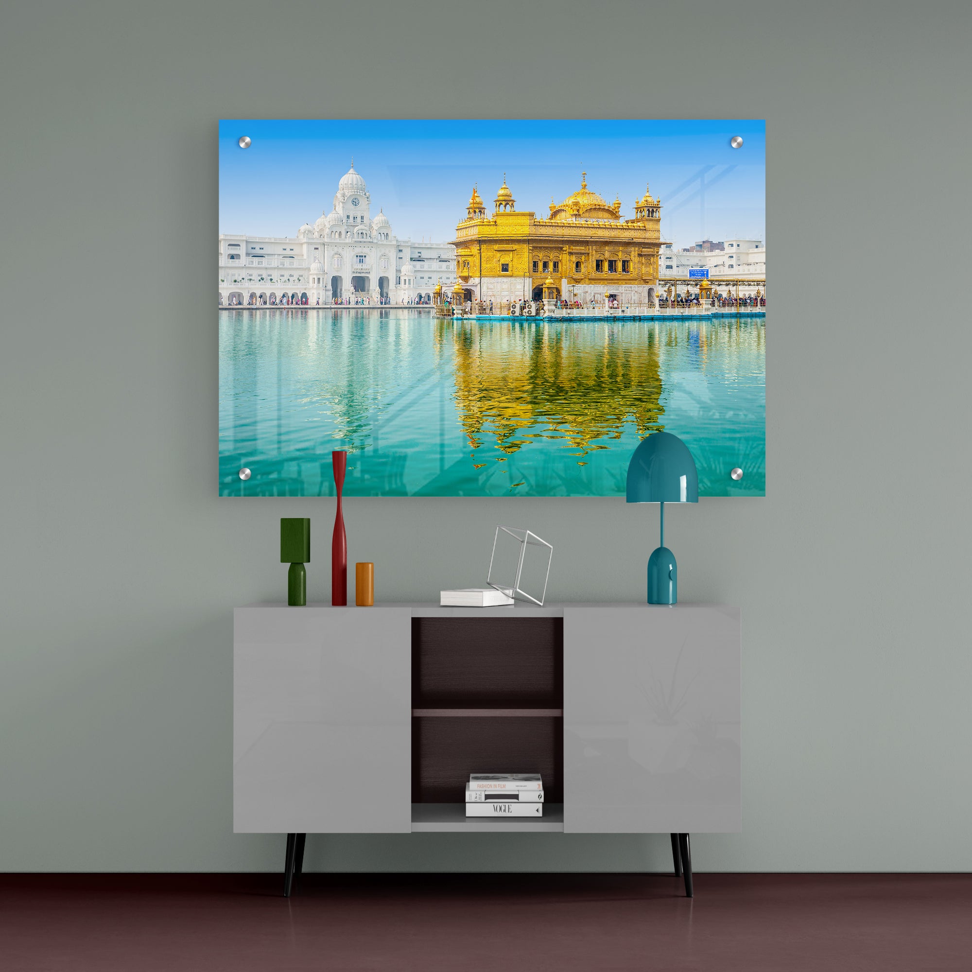 Golden Temple Amritsar Punjab Acrylic Wall Painting