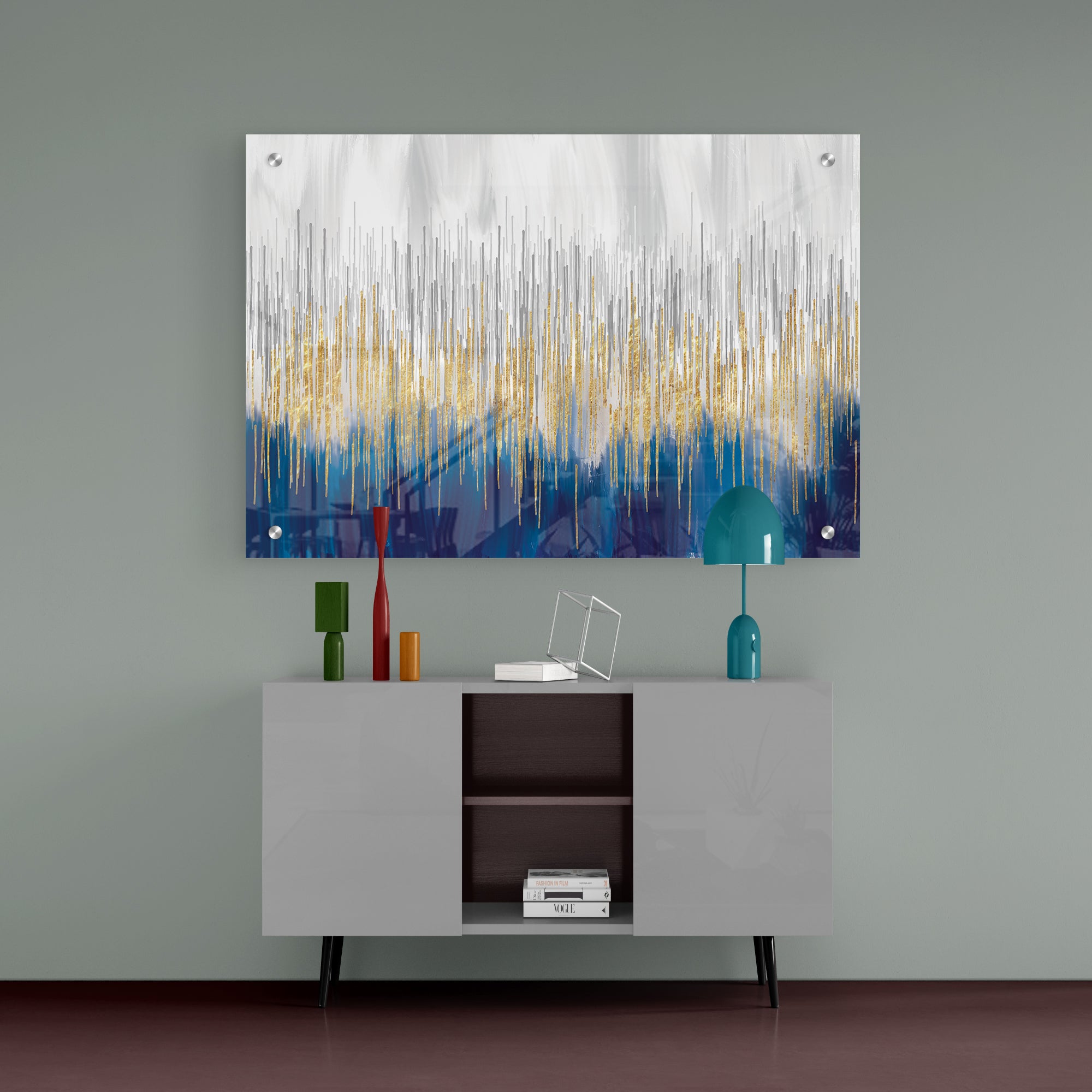 Modern Abstract Design Acrylic Wall Painting