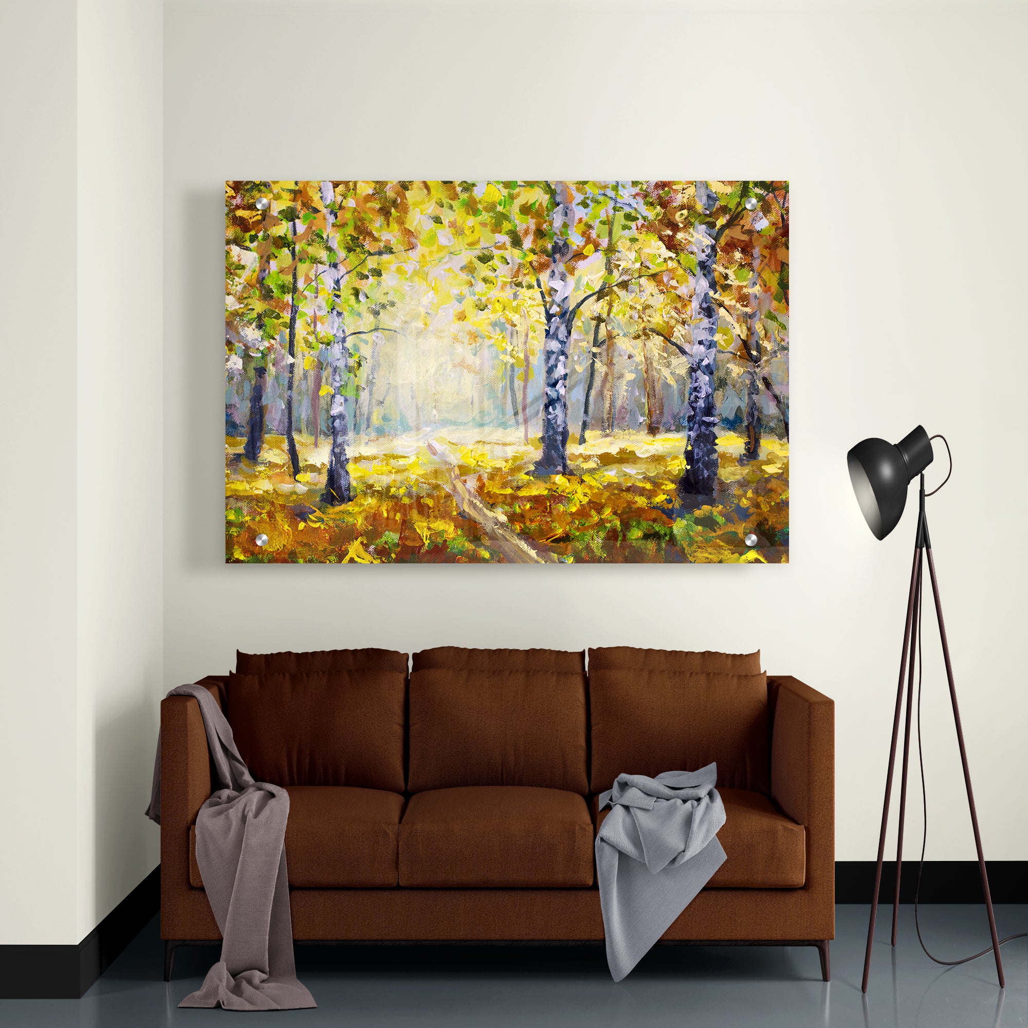 The Rain Forest Acrylic Wall Painting