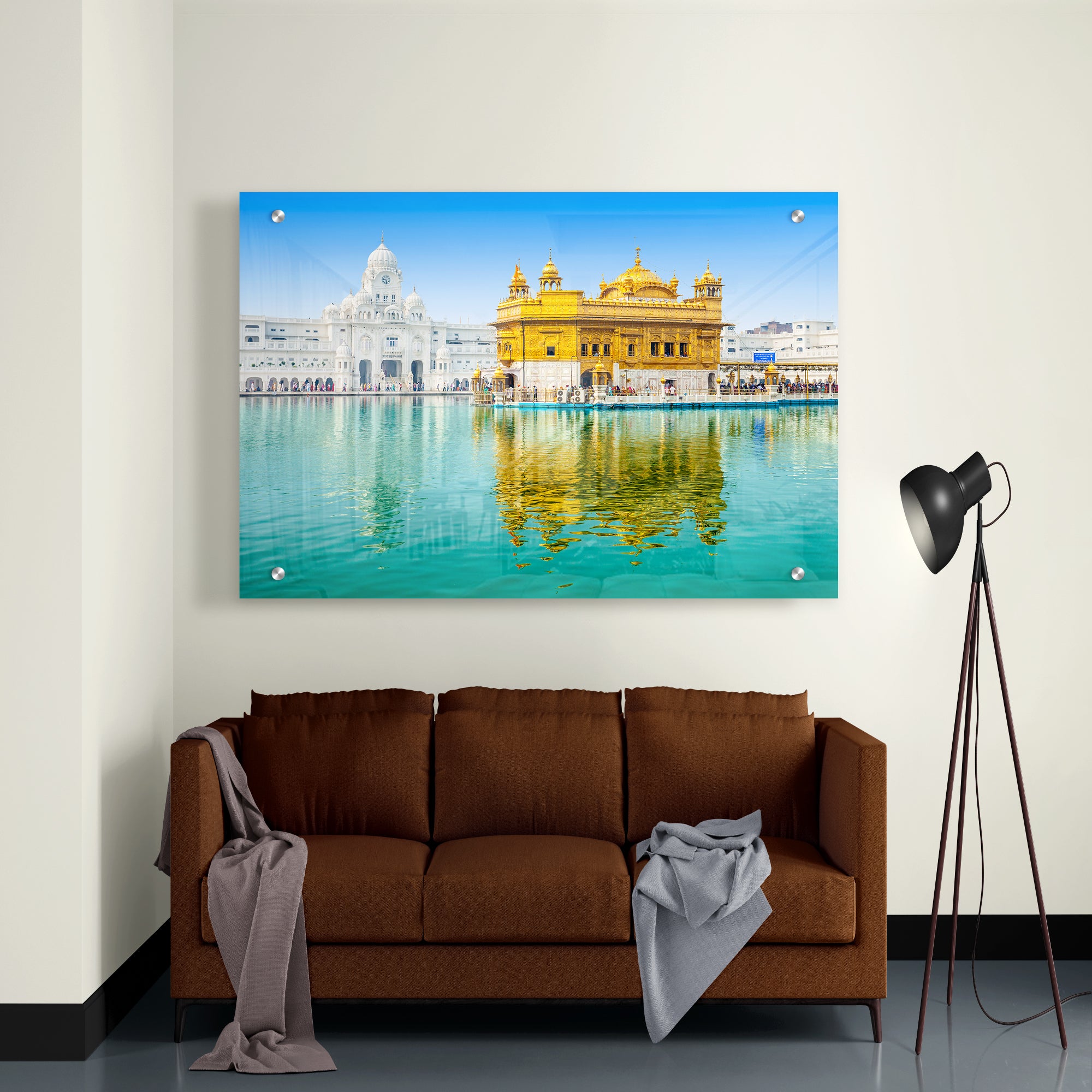 Golden Temple Amritsar Punjab Acrylic Wall Painting