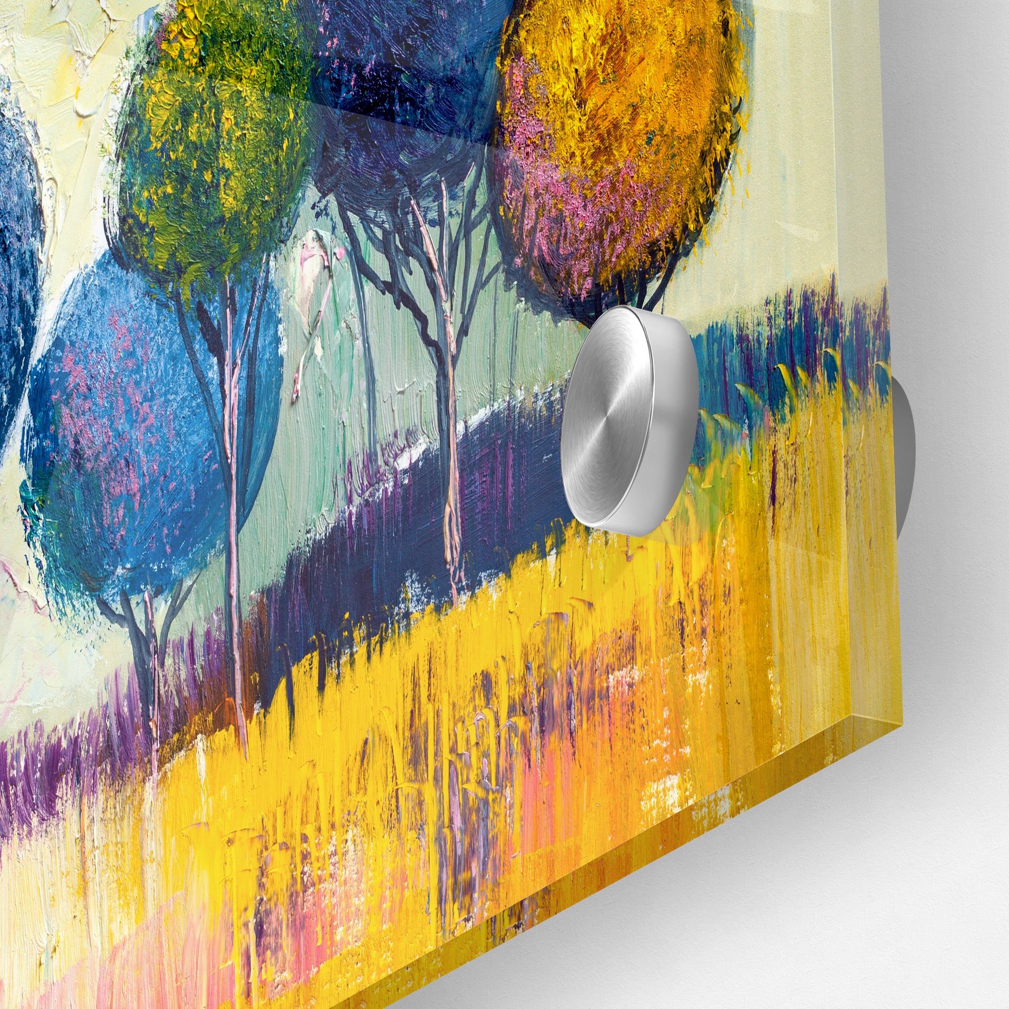 Colorful Artistic Tree Acrylic Wall Painting