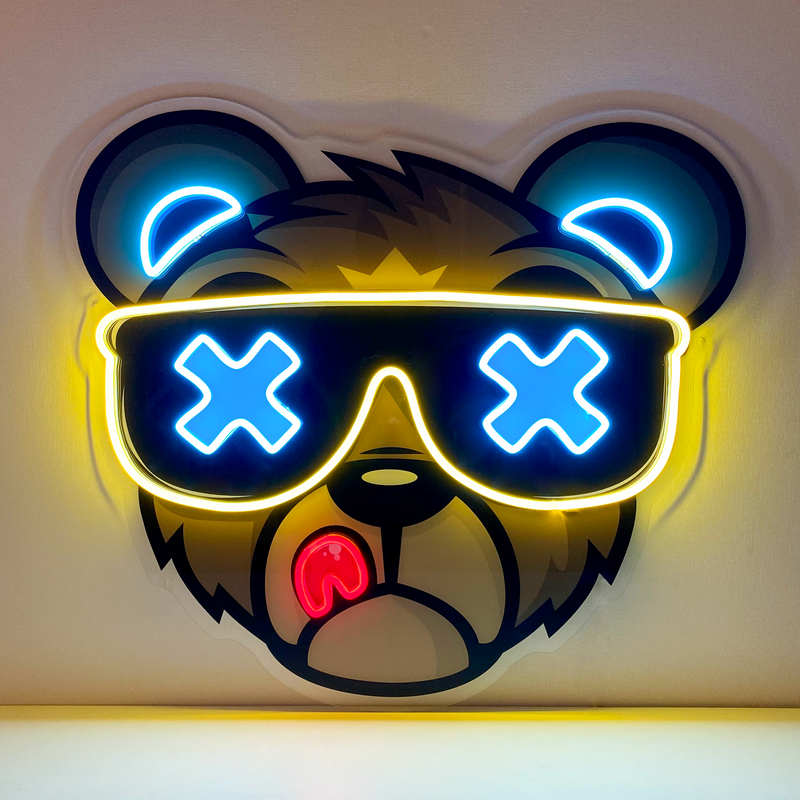 Bear Led Neon Light