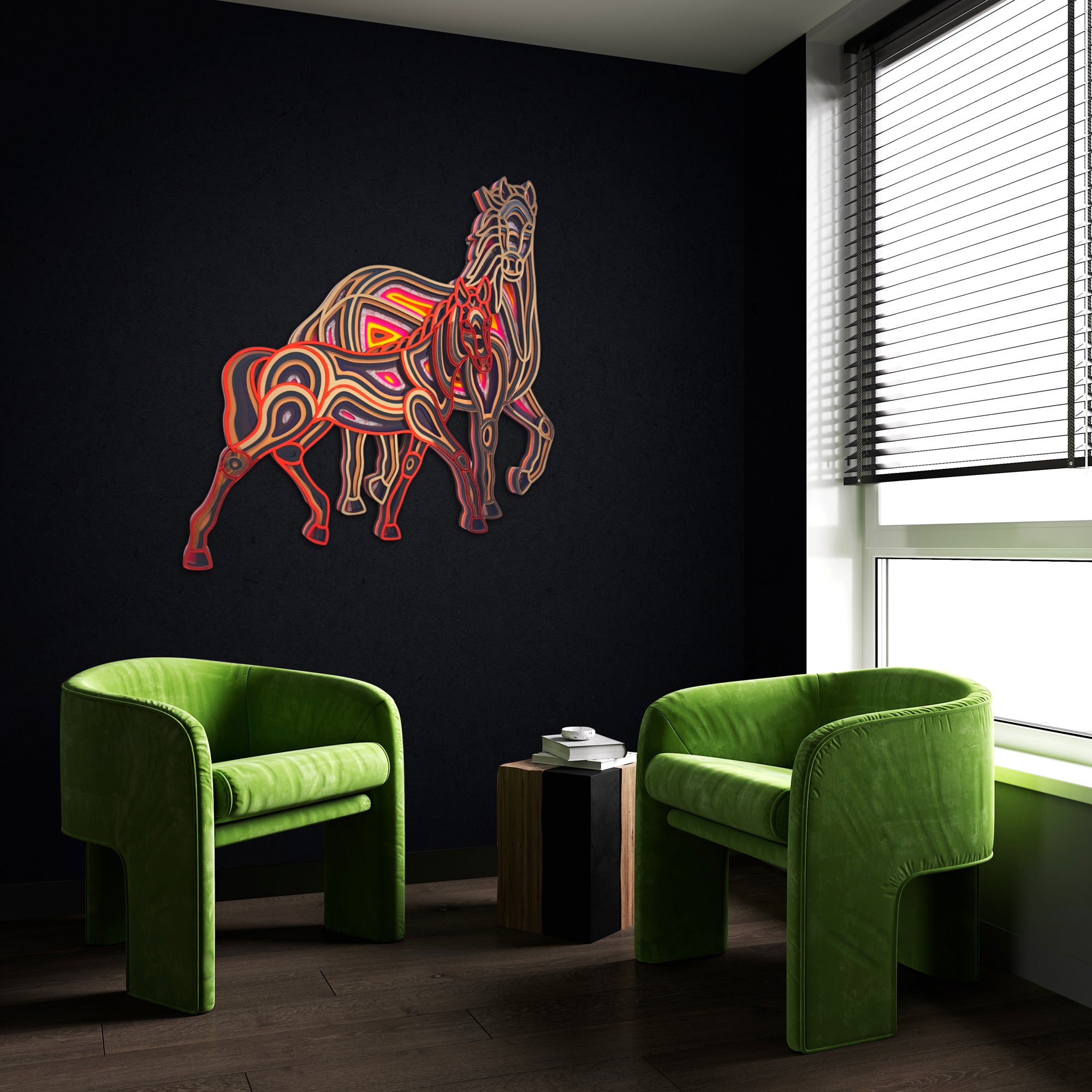 Horse and Foal Wall Decor