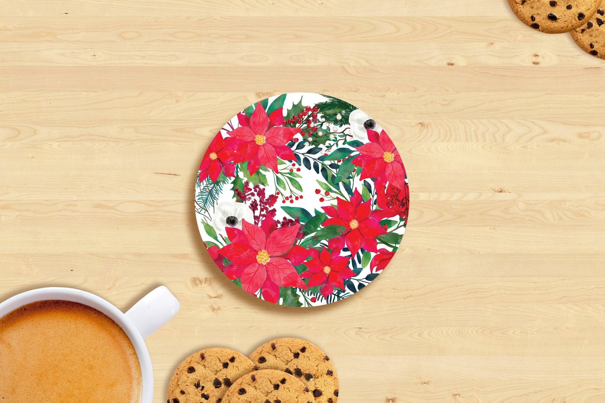 Floral Frenzy Coasters: 6 Vibrant Pieces for Your Home