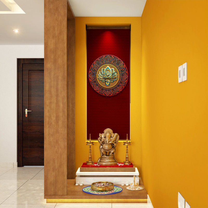 Decorate Pooja Room with 3D Spiritual Wall Decor