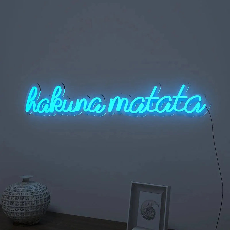 Hakuna Matata Warm Neon Light