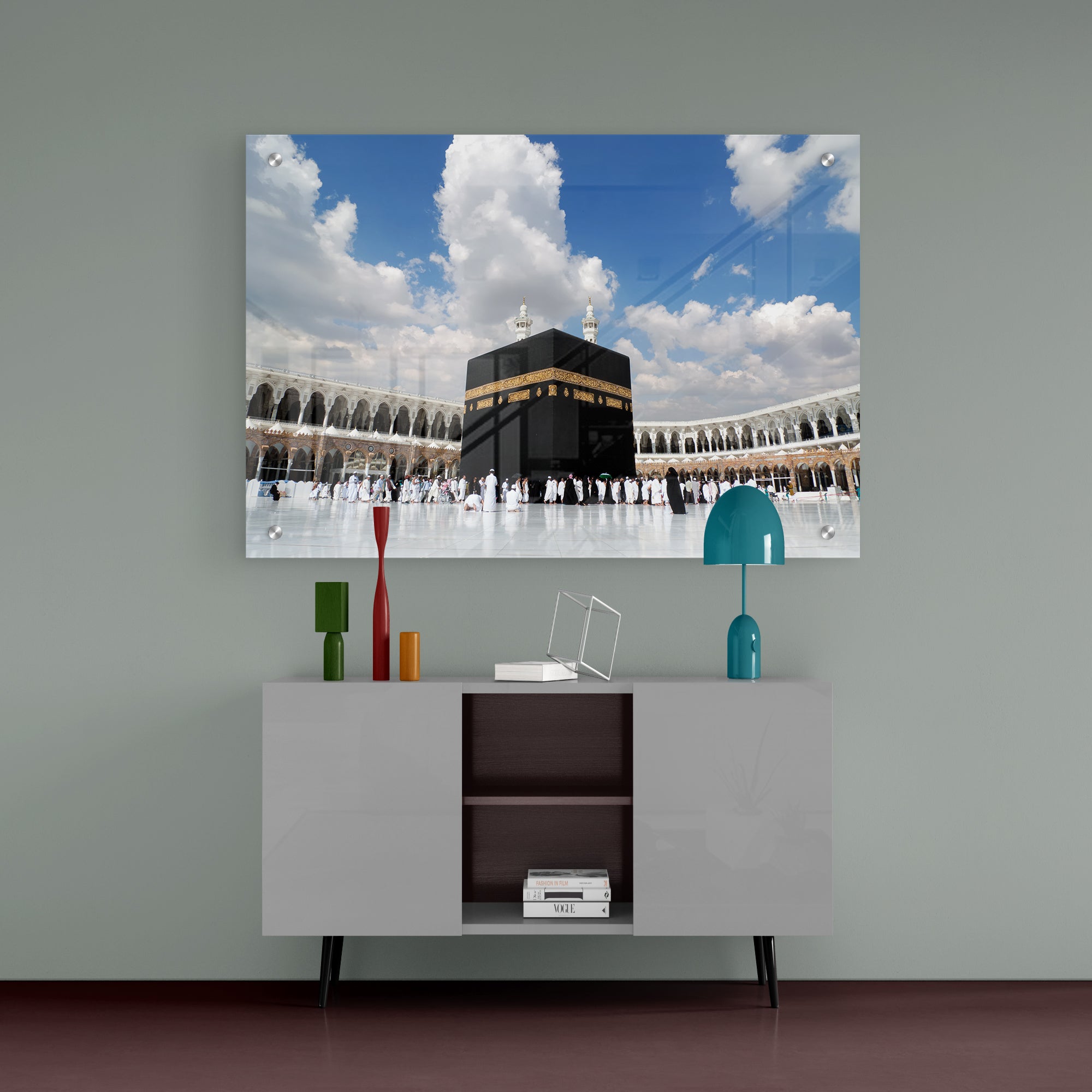 The Beautiful View Of The City Of Mecca Acrylic Wall Painting