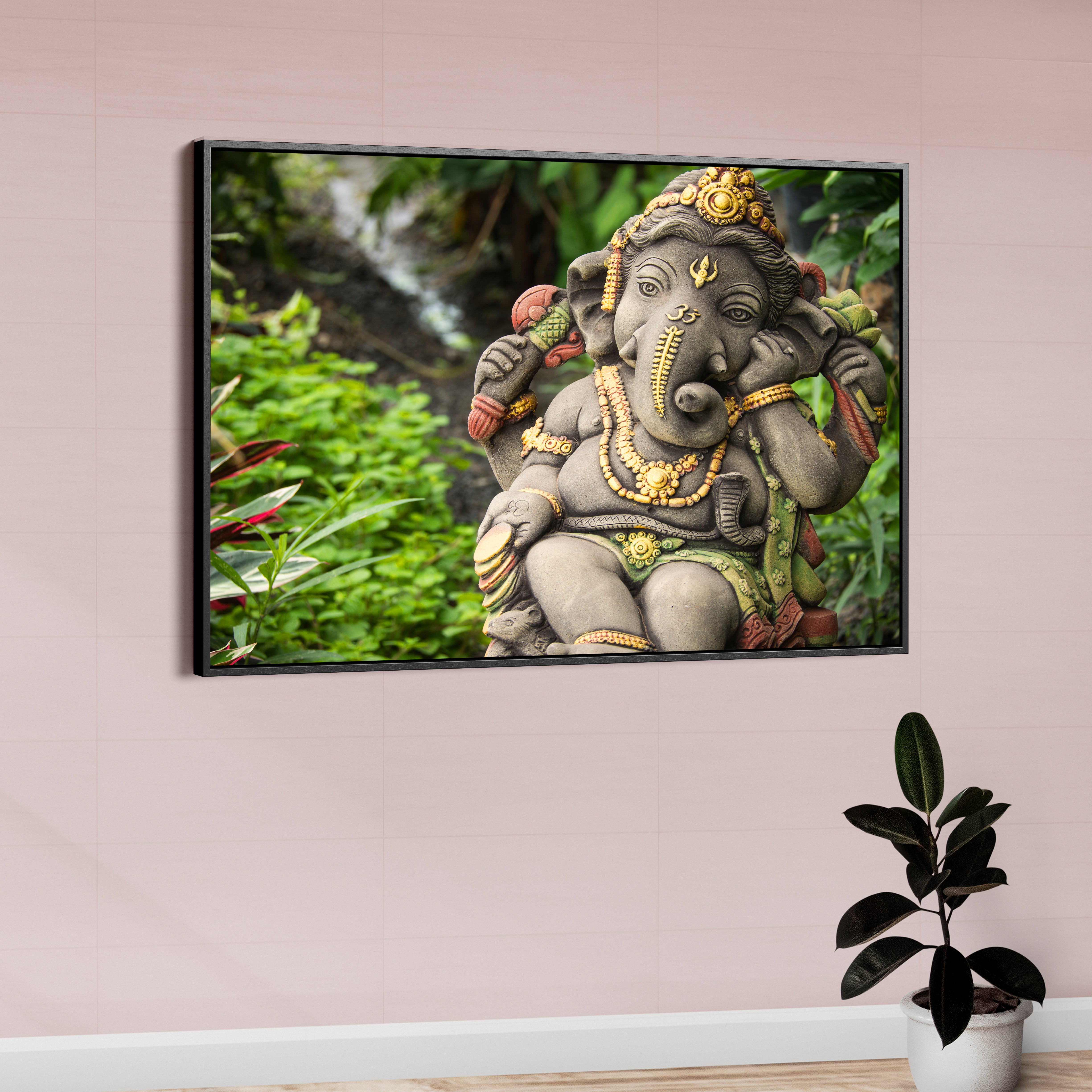 God Ganesha Canvas Wall Painting