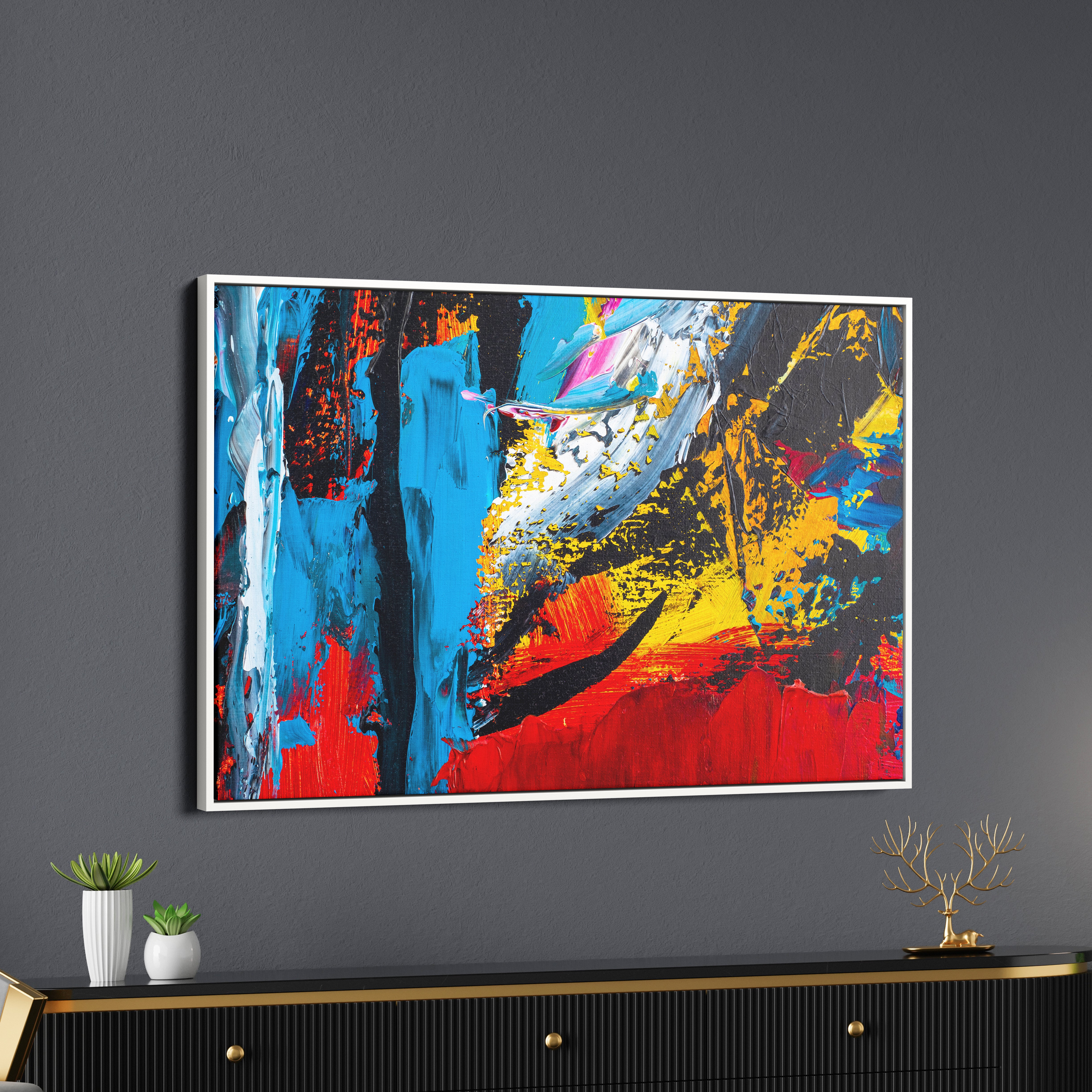 Abstract Colorful Art Canvas Wall Painting