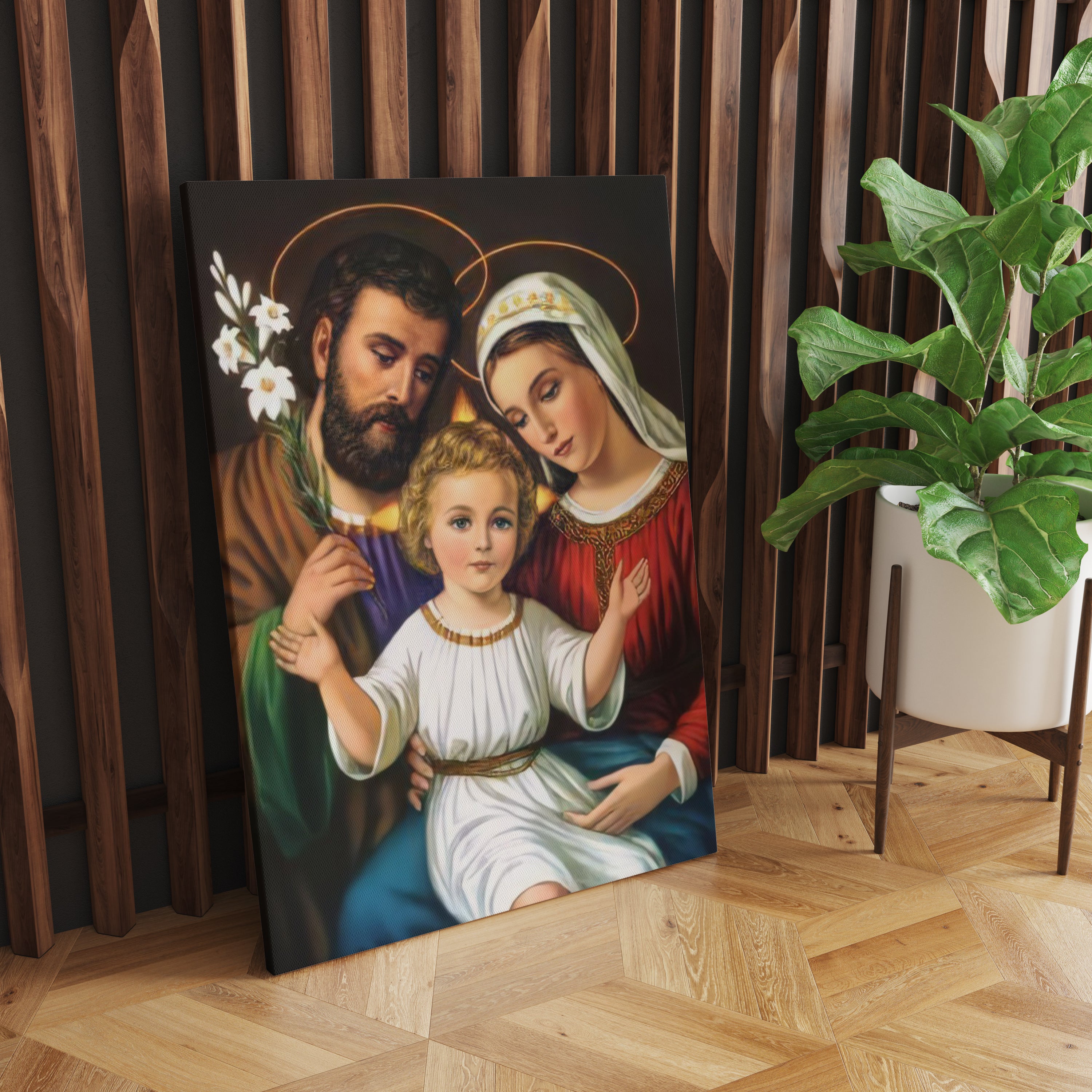 The Holy Family Canvas Wall Painting