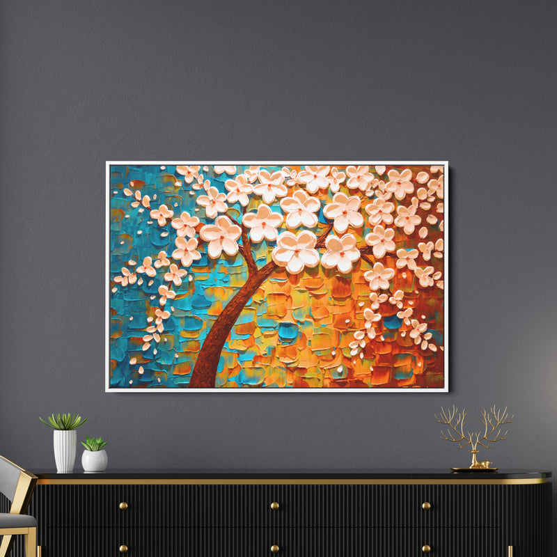 Beautiful Flowers Abstract Art Wall Painting