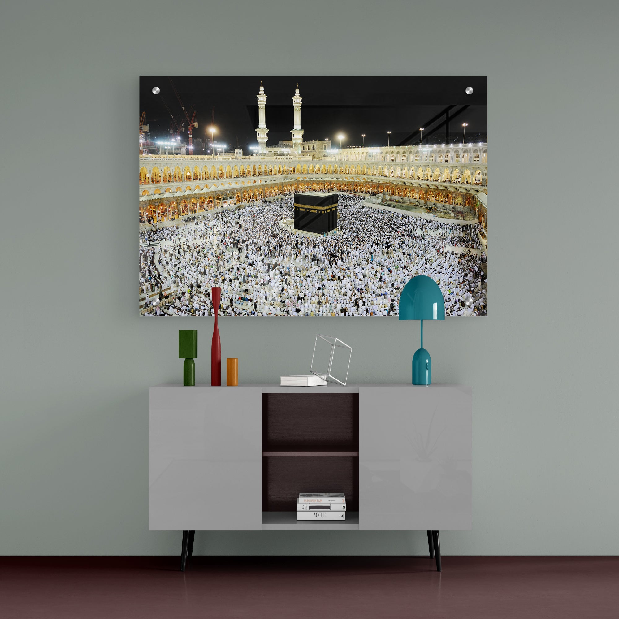 Islamic Mosque Kaaba Acrylic Wall Painting
