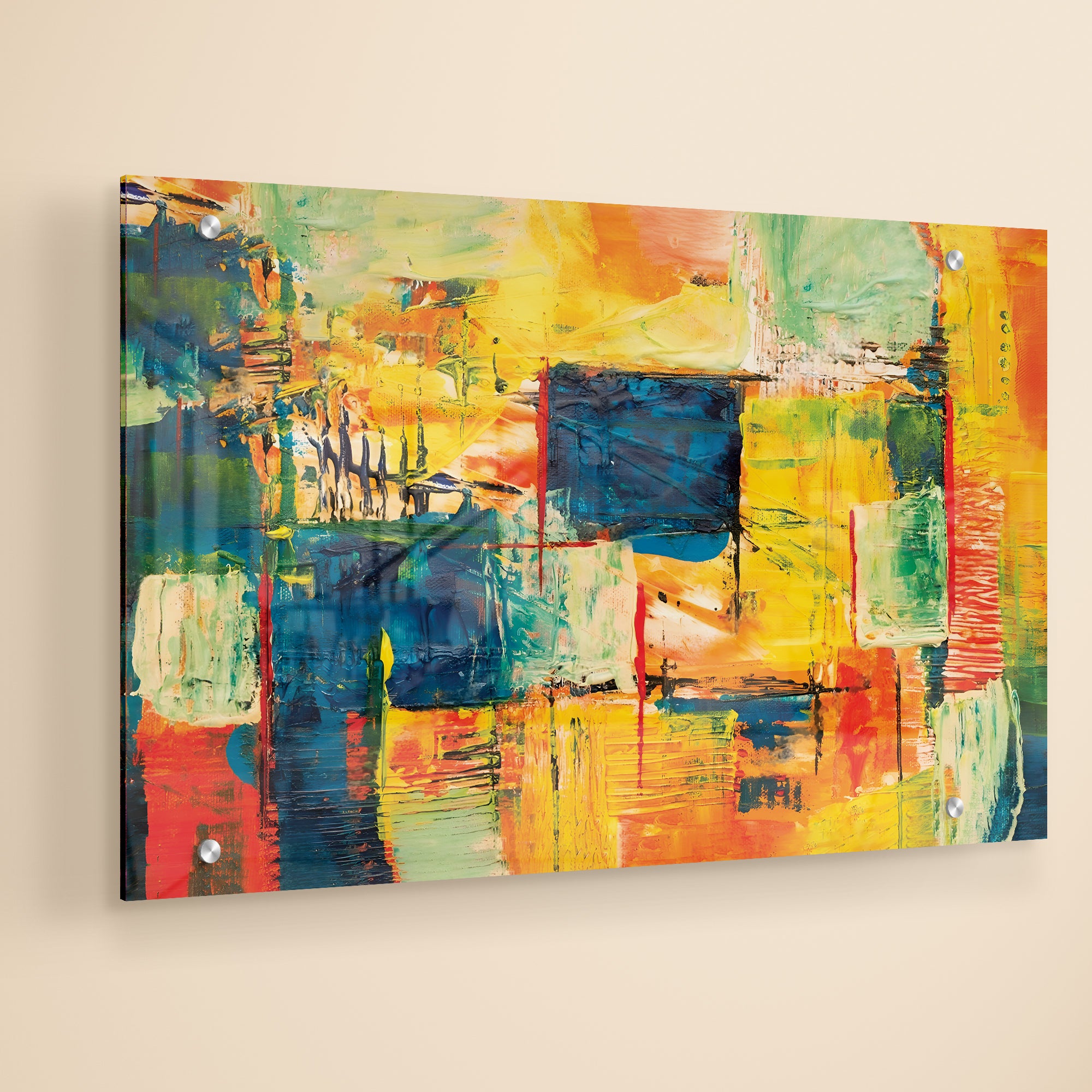Abstract Art Floating Morden Acrylic Painting