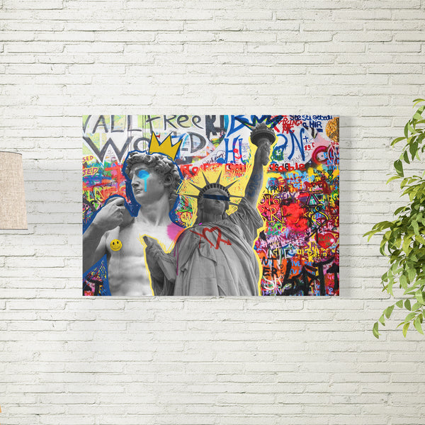 Statue of Liberty Stretch Canvas Wall Painting