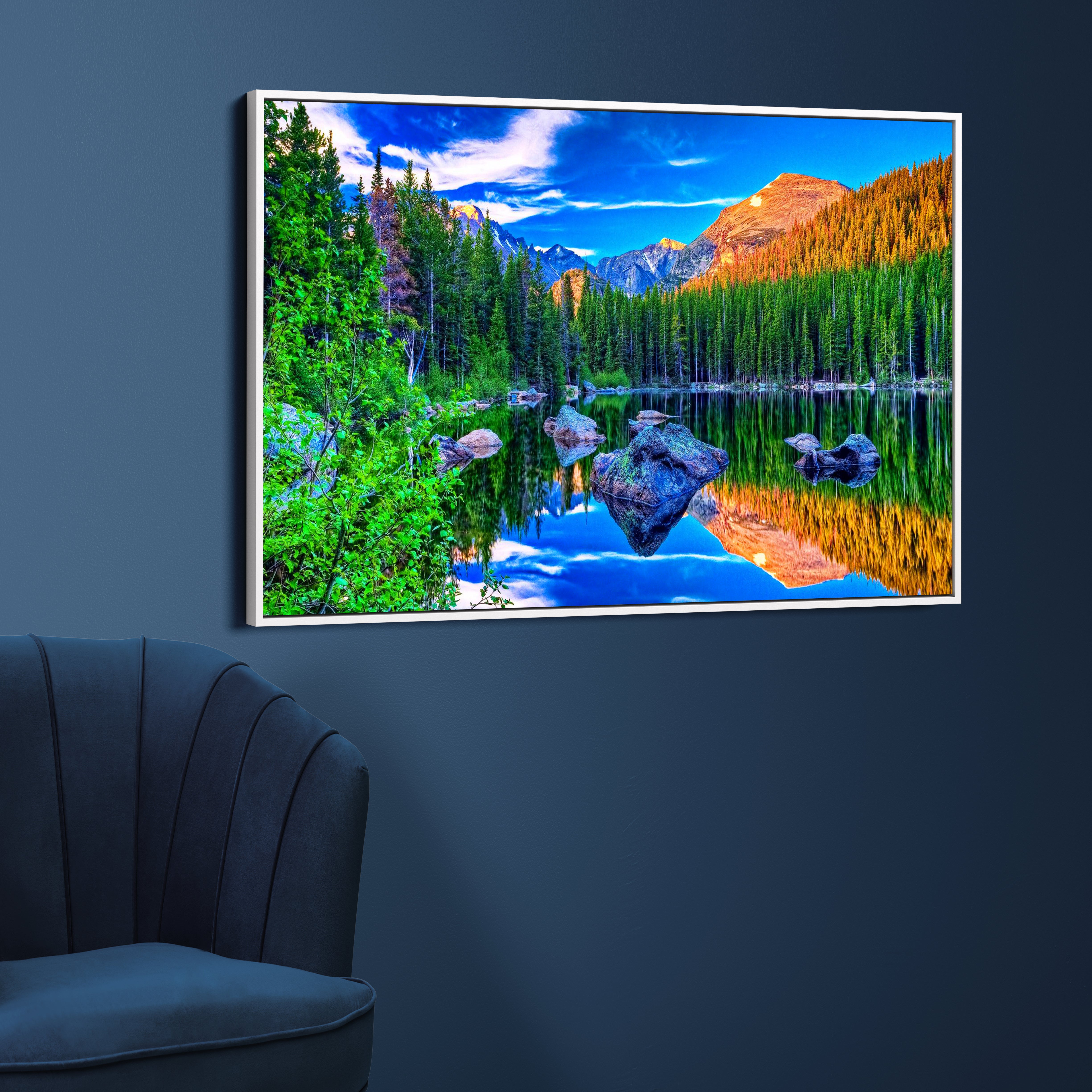 Mountain Natural Scenery Canvas Wall Painting
