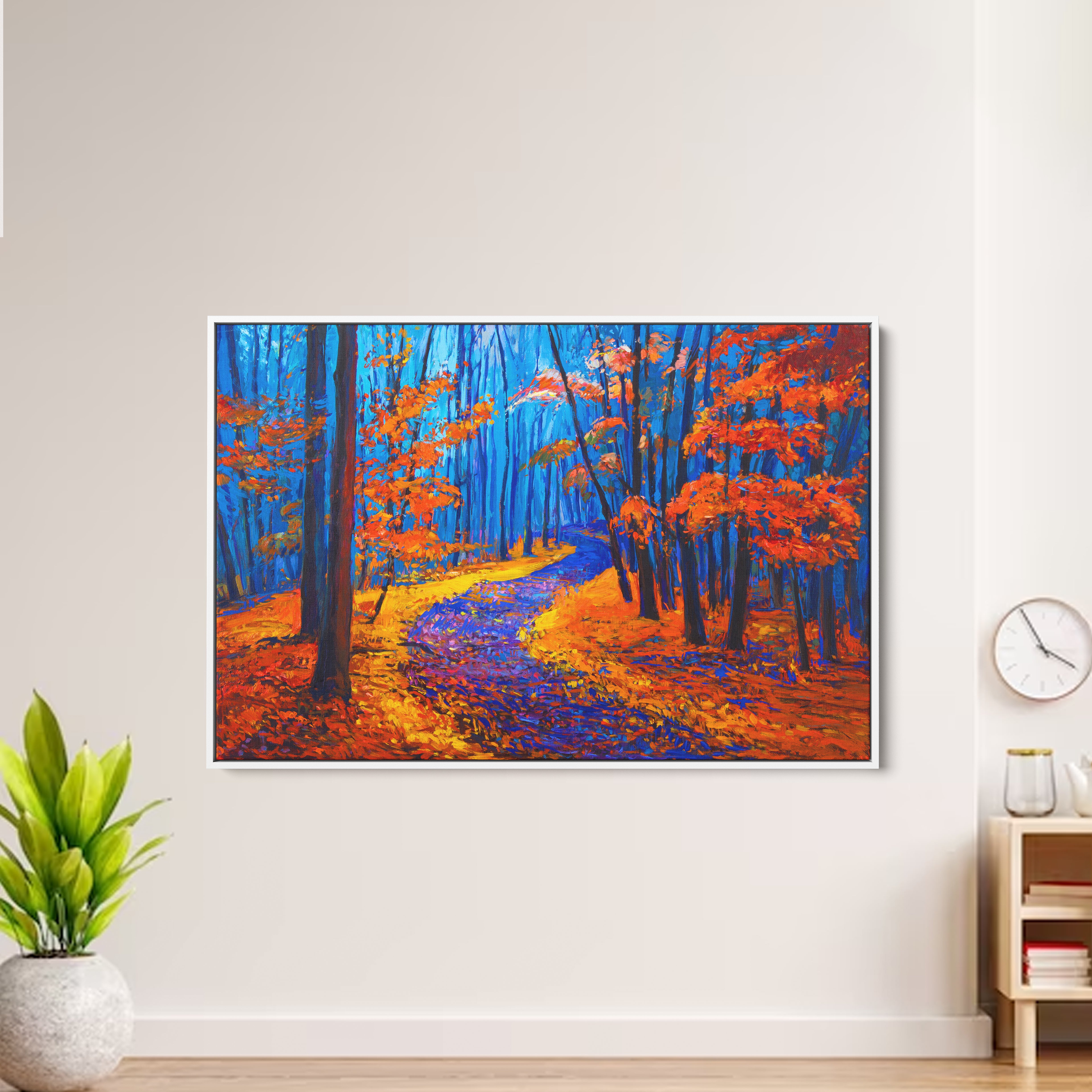 Autumn Forest Attractive Canvas Wall Painting