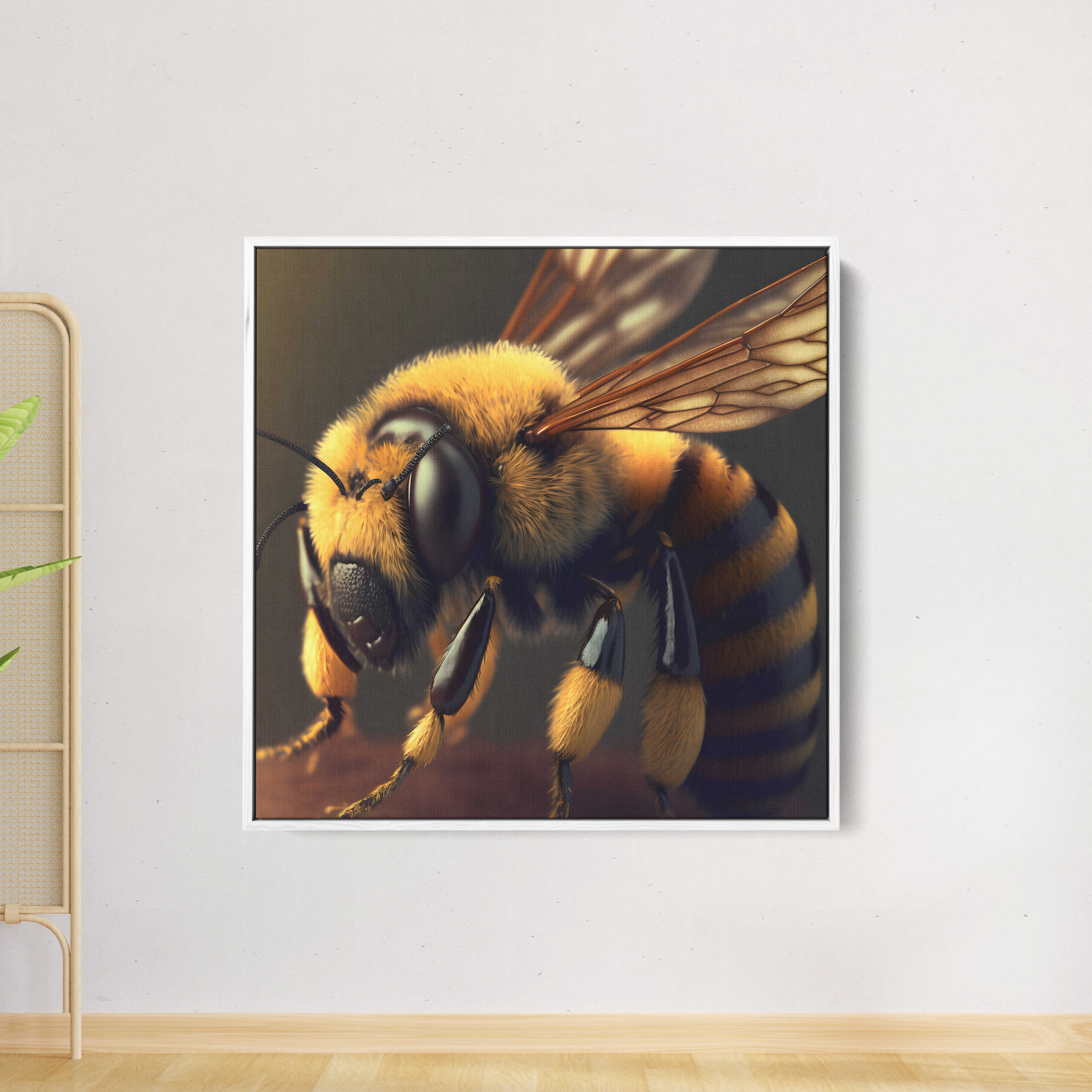 Honeybee Canvas Wall Painting