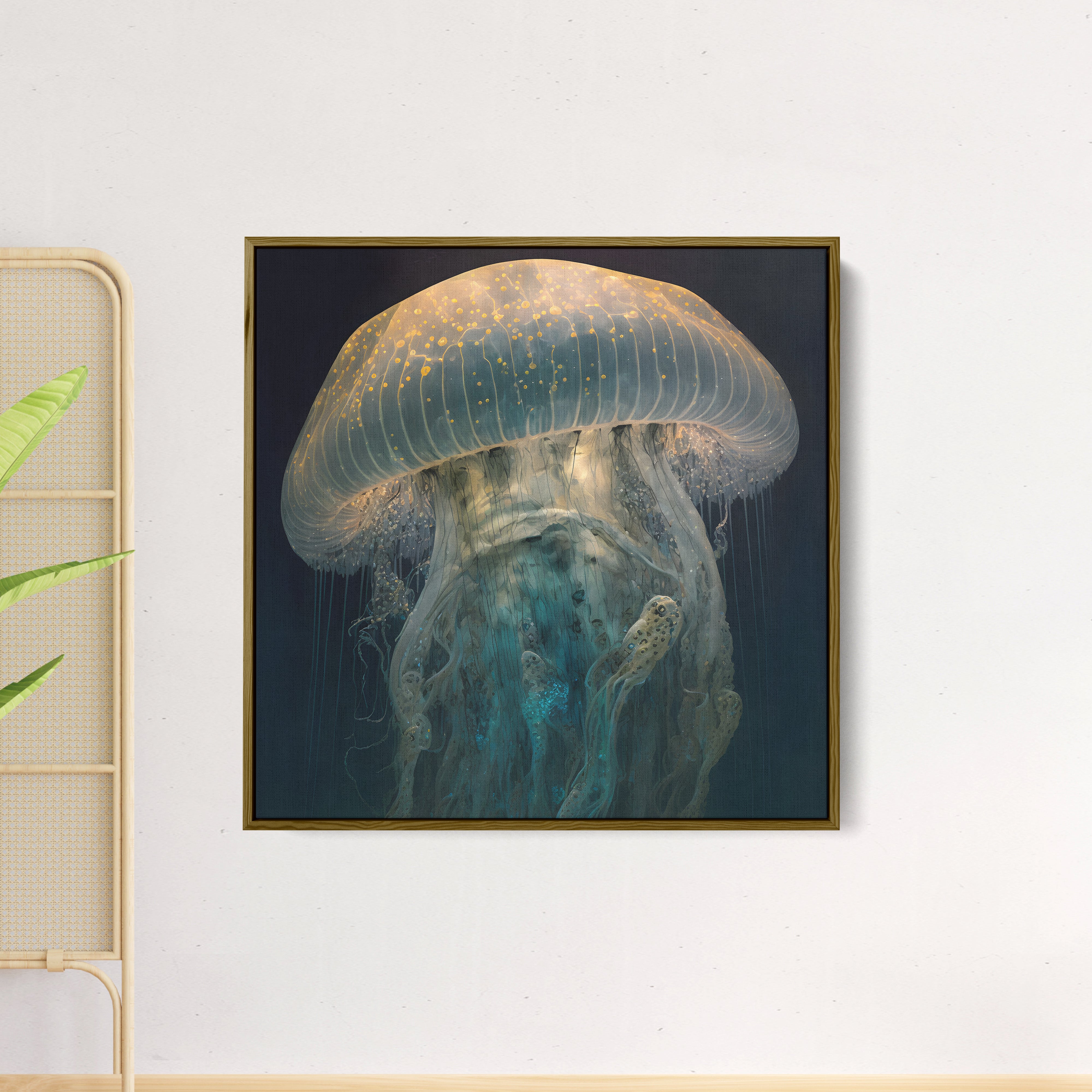 Jelly Fish Canvas Wall Painting