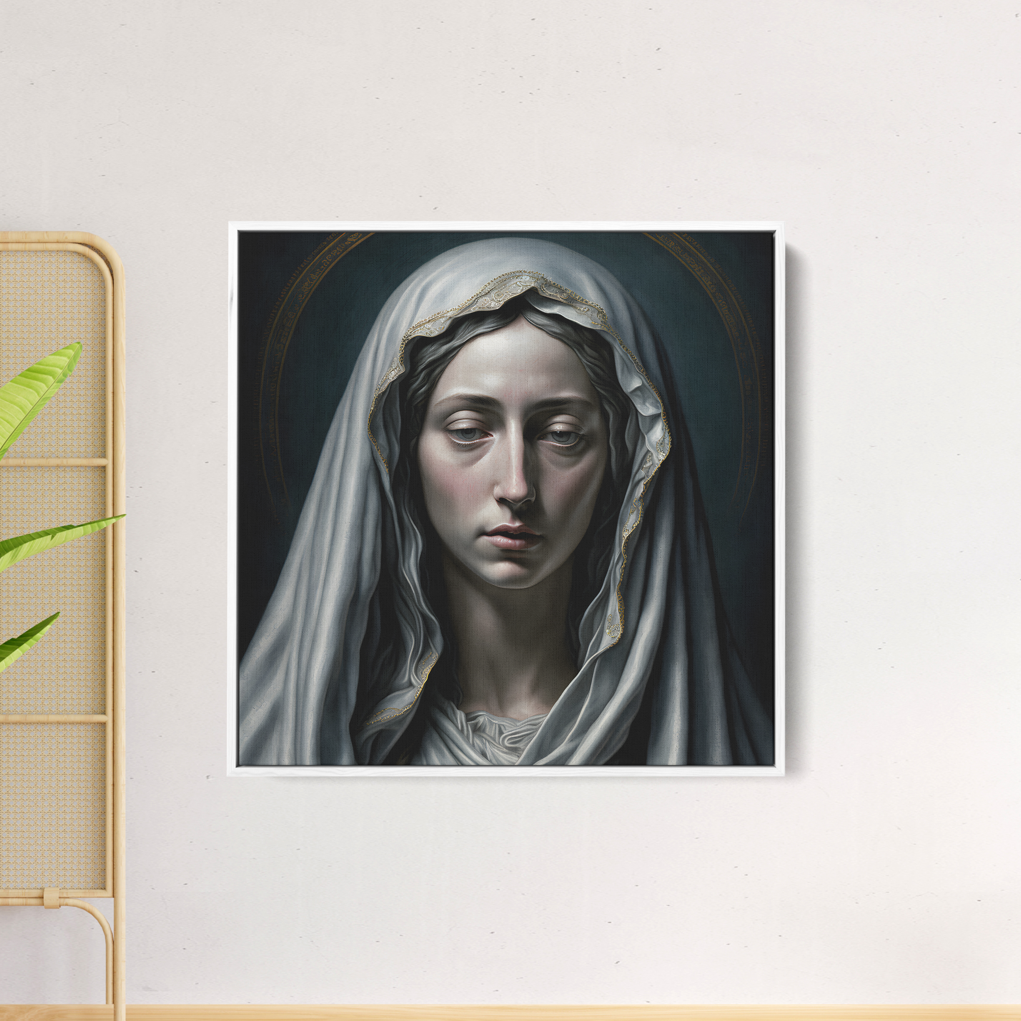 Classic Mary Canvas Wall Painting