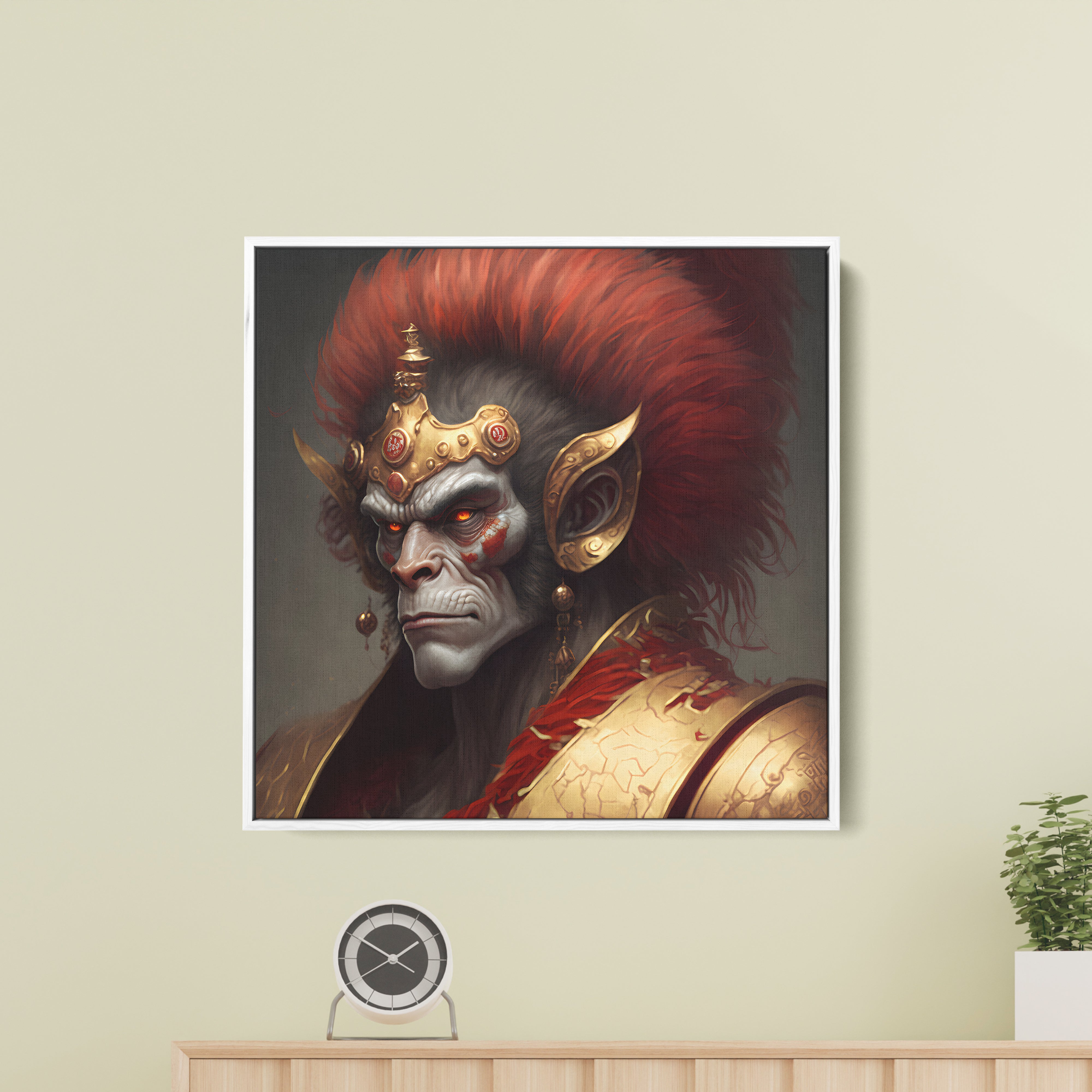 Monkey King Canvas Wall Painting