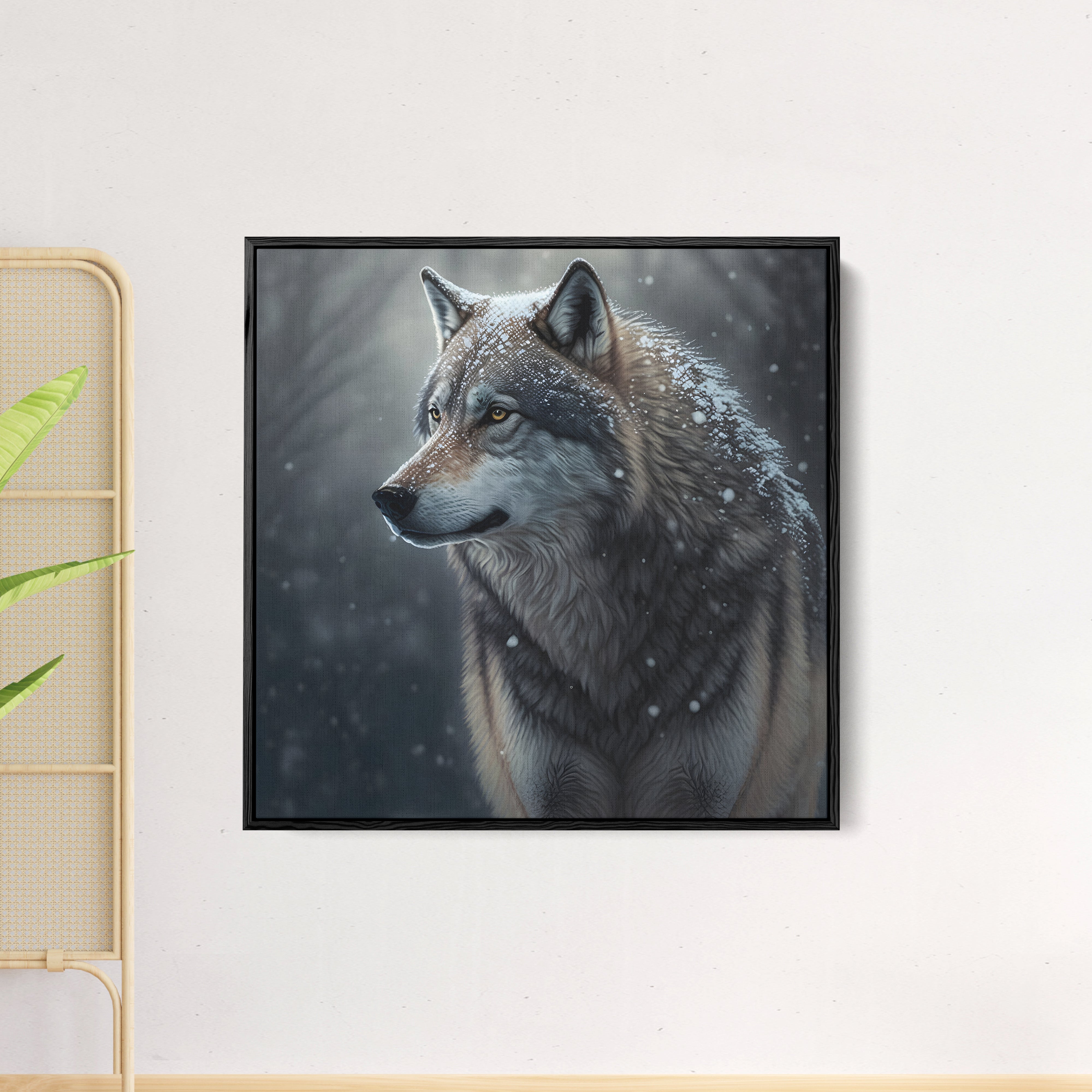 Wolf Canvas Wall Painting