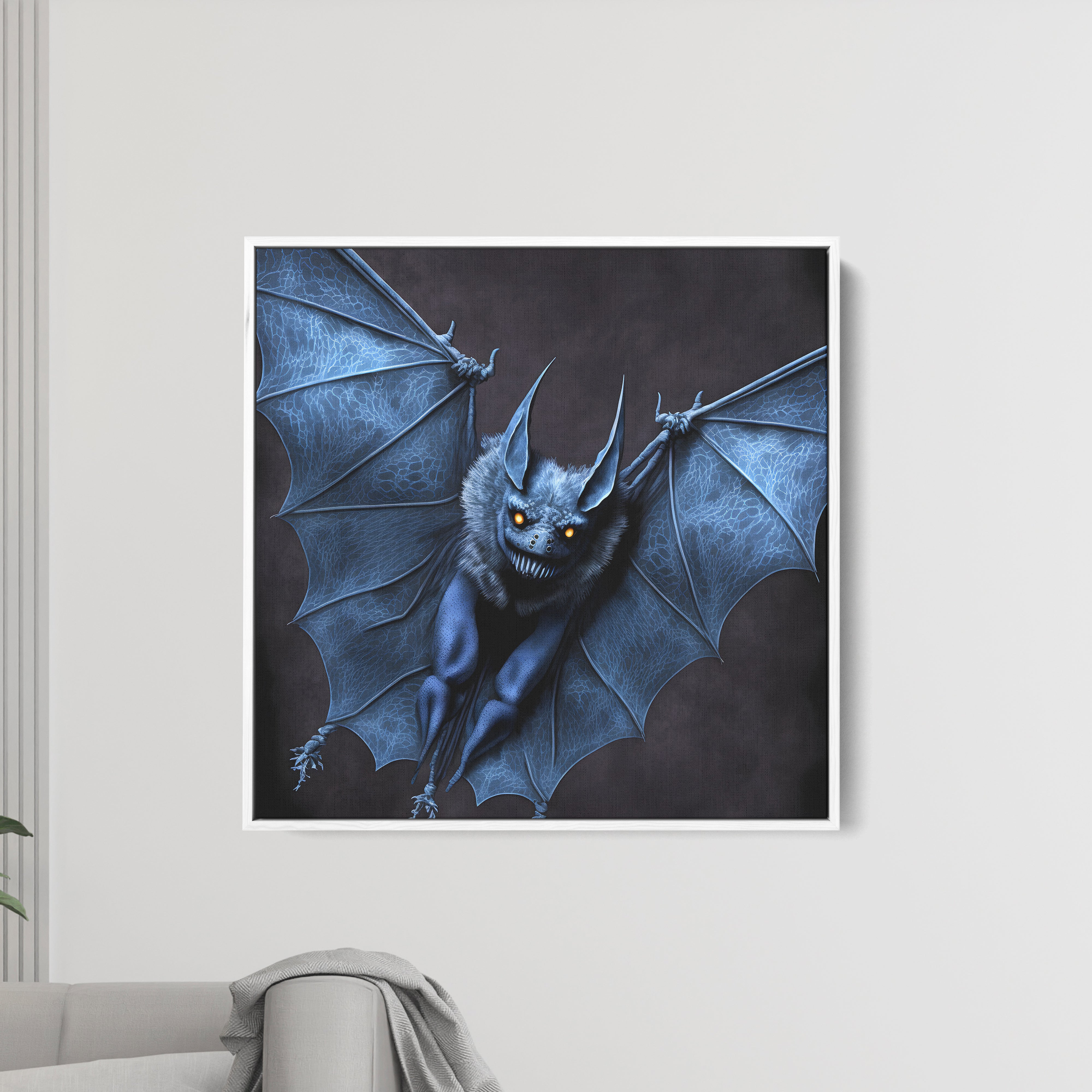Bat Canvas Wall Painting