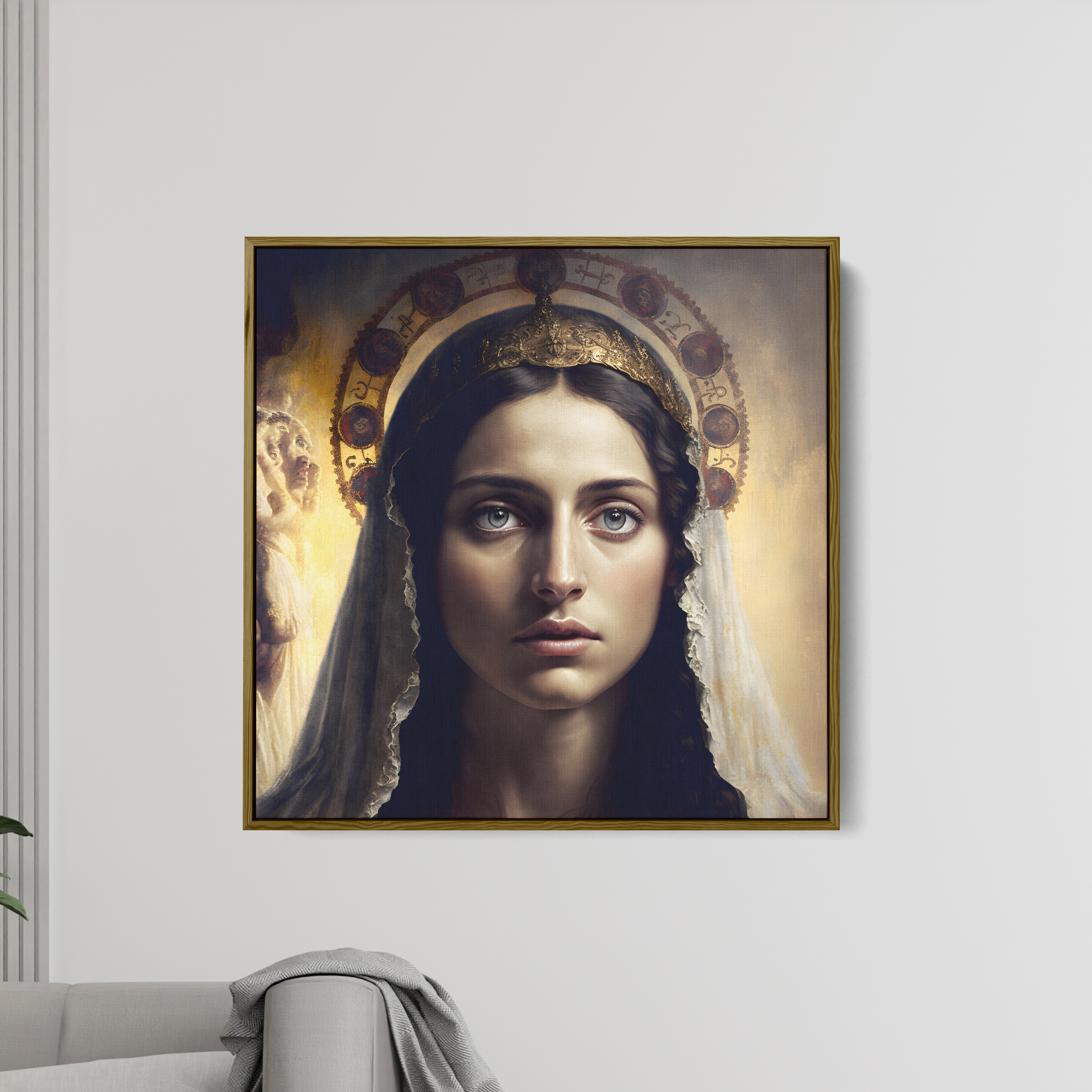 Mary Queen of Heaven Canvas Wall Painting