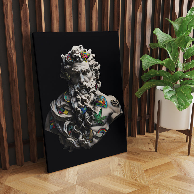 Zeus Street Style Stretch Canvas Wall Painting