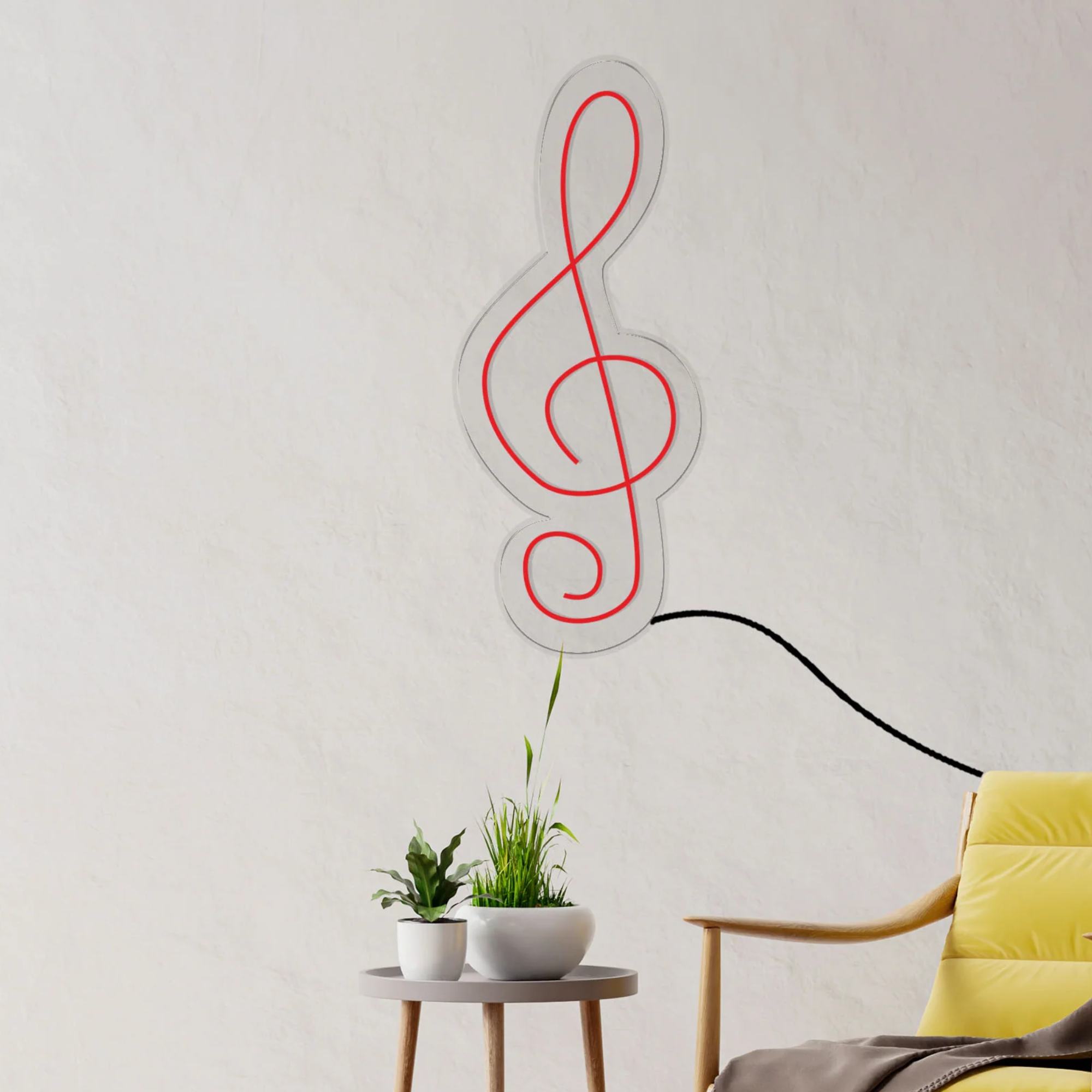 Musical Note Neon Sign LED Light