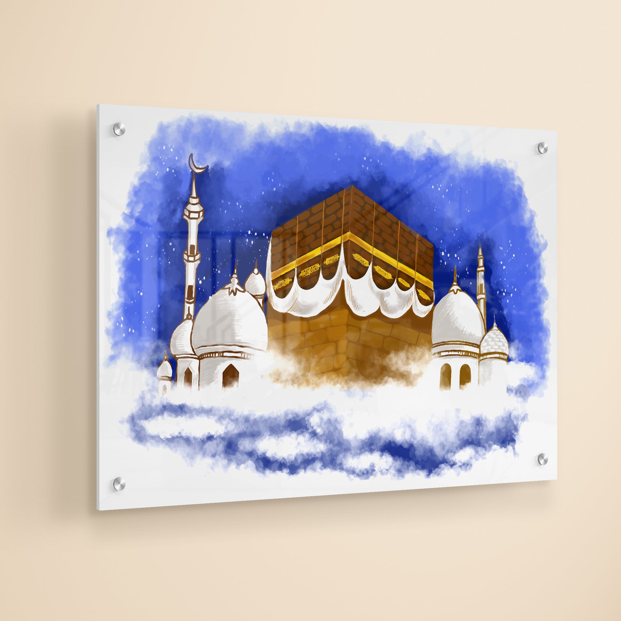 Islamic Makkah Madina Acrylic Wall Painting