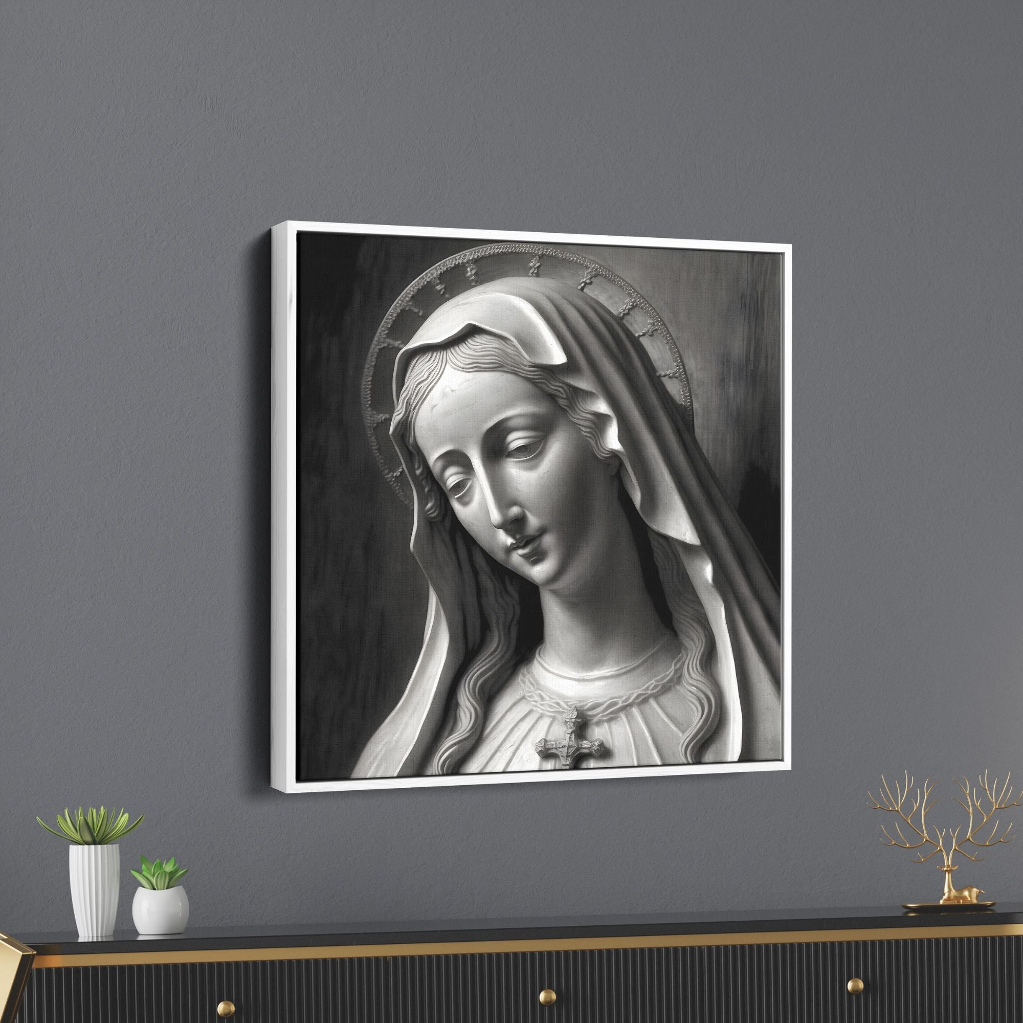 Mother Of Jesus Canvas Wall Painting