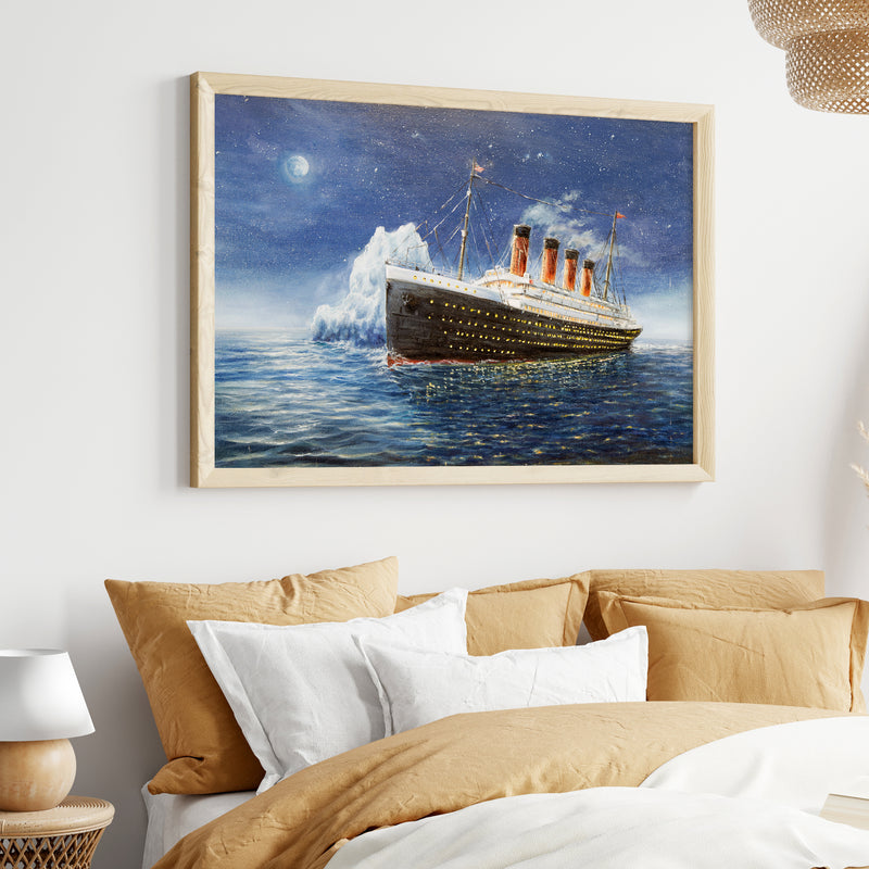 Shop Cruise in Water Canvas Wall Painting