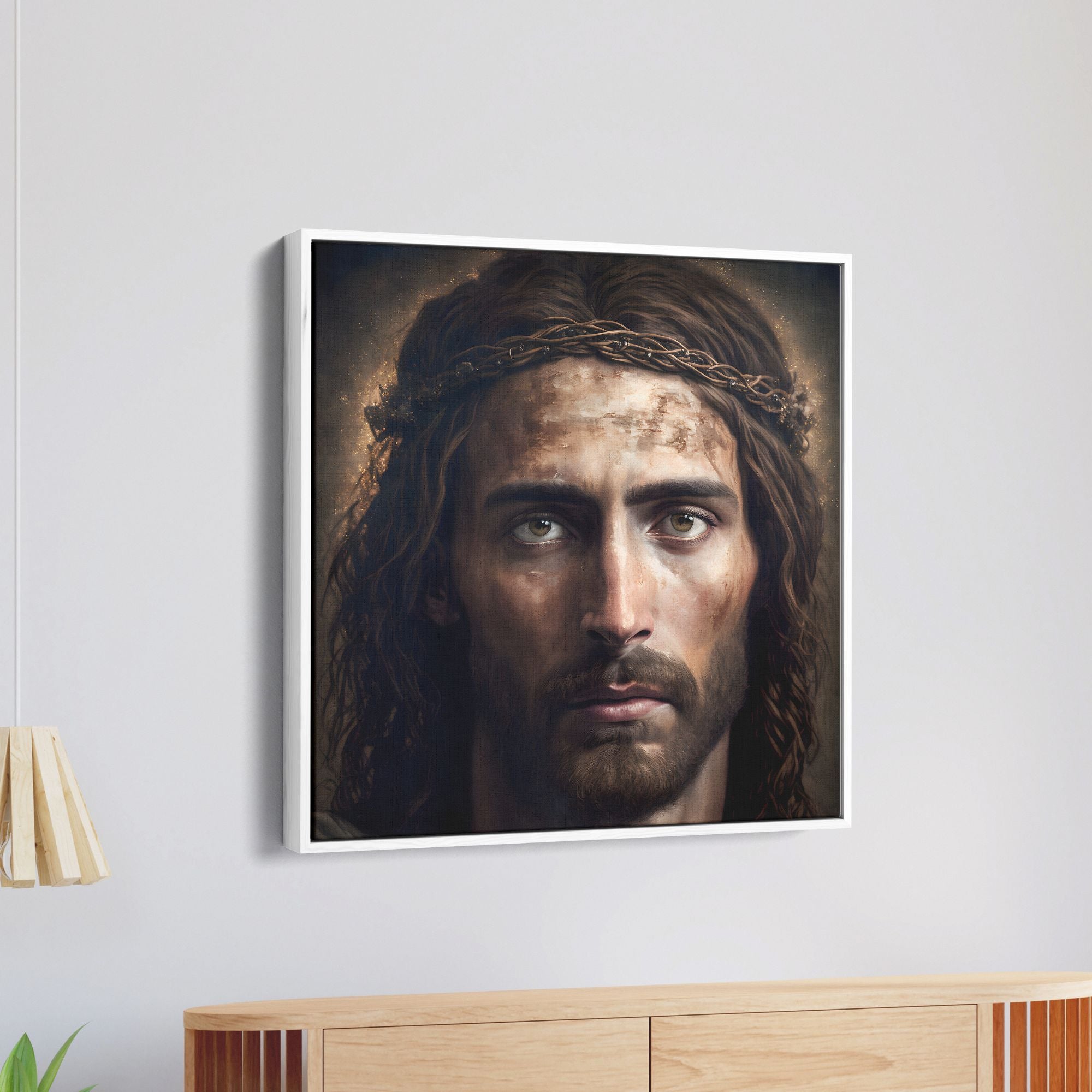 Jesus Christ Face Canvas Wall Painting
