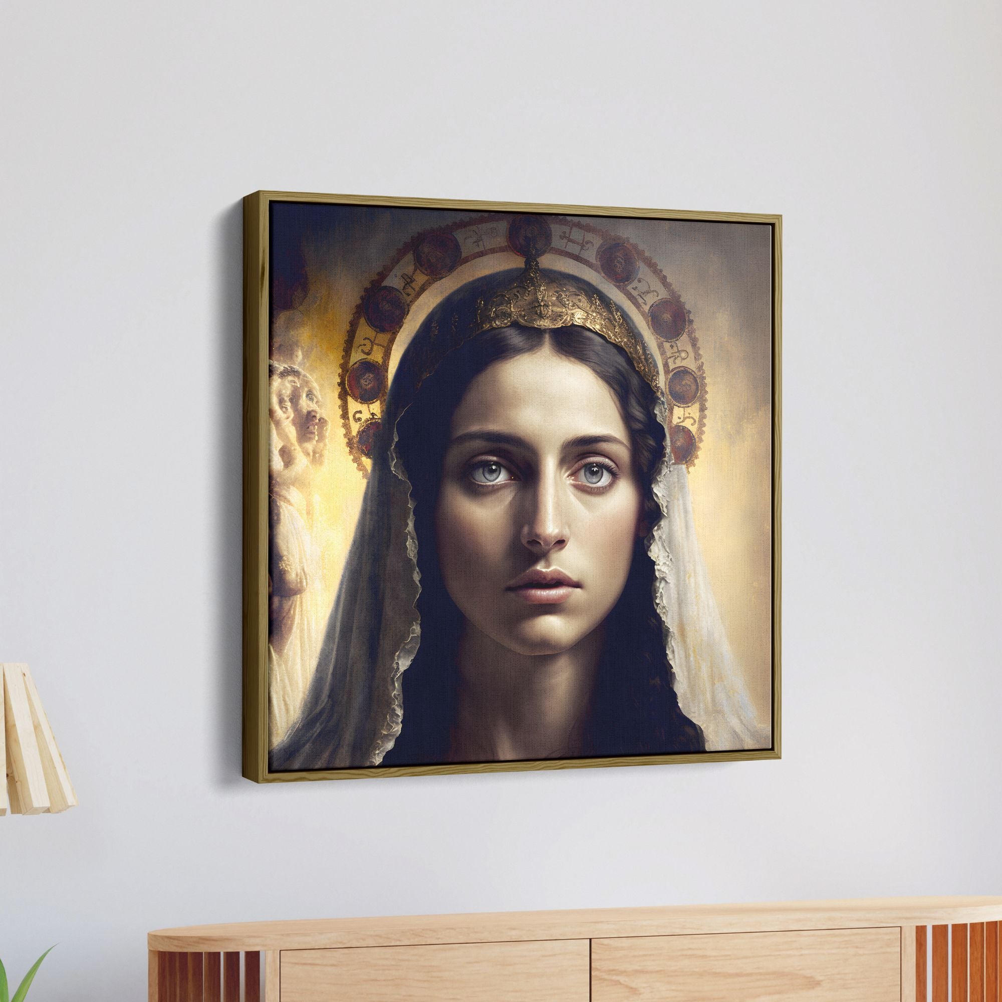Mary Queen of Heaven Canvas Wall Painting