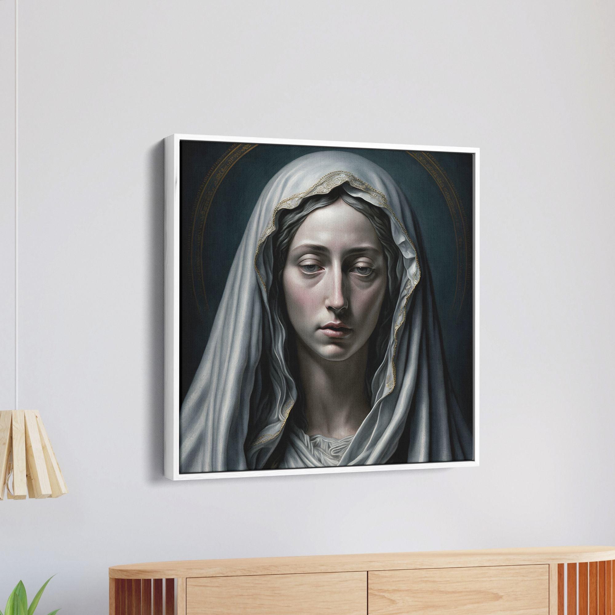 Classic Mary Canvas Wall Painting