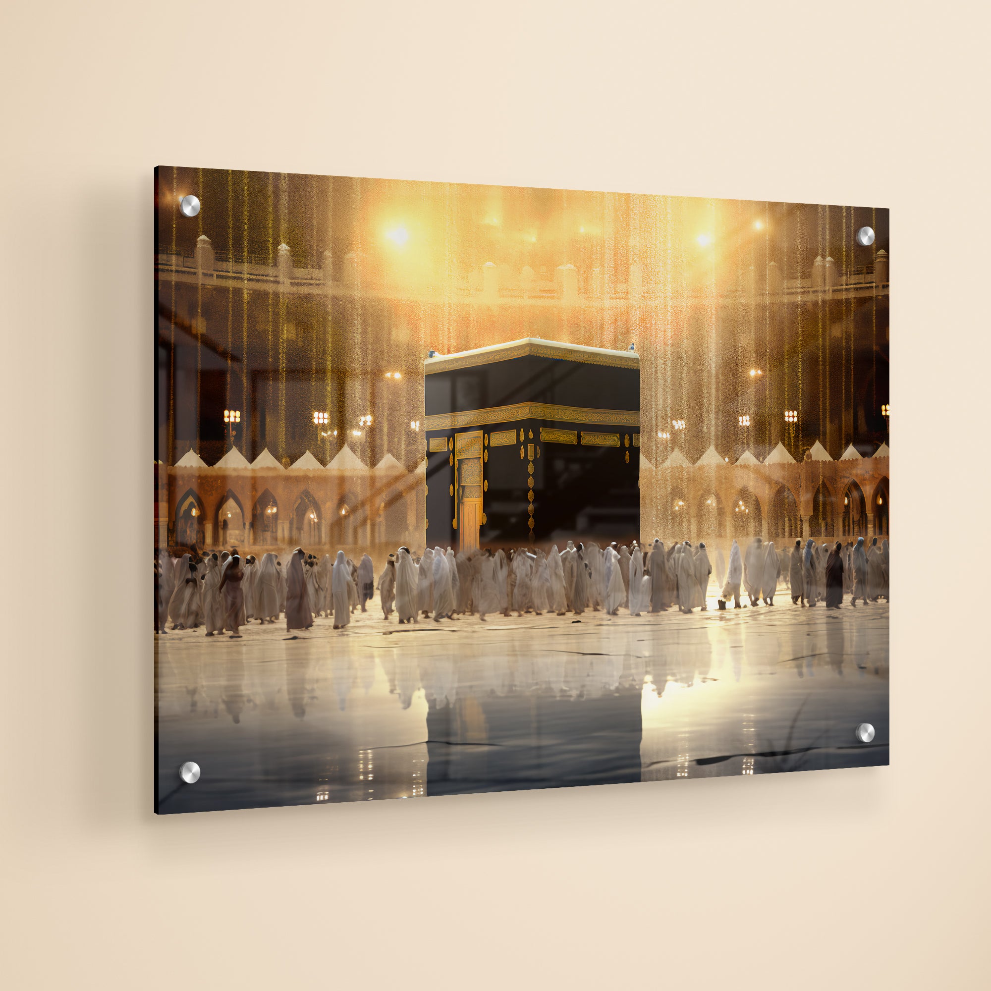 Islamic Kaaba Acrylic Wall Painting