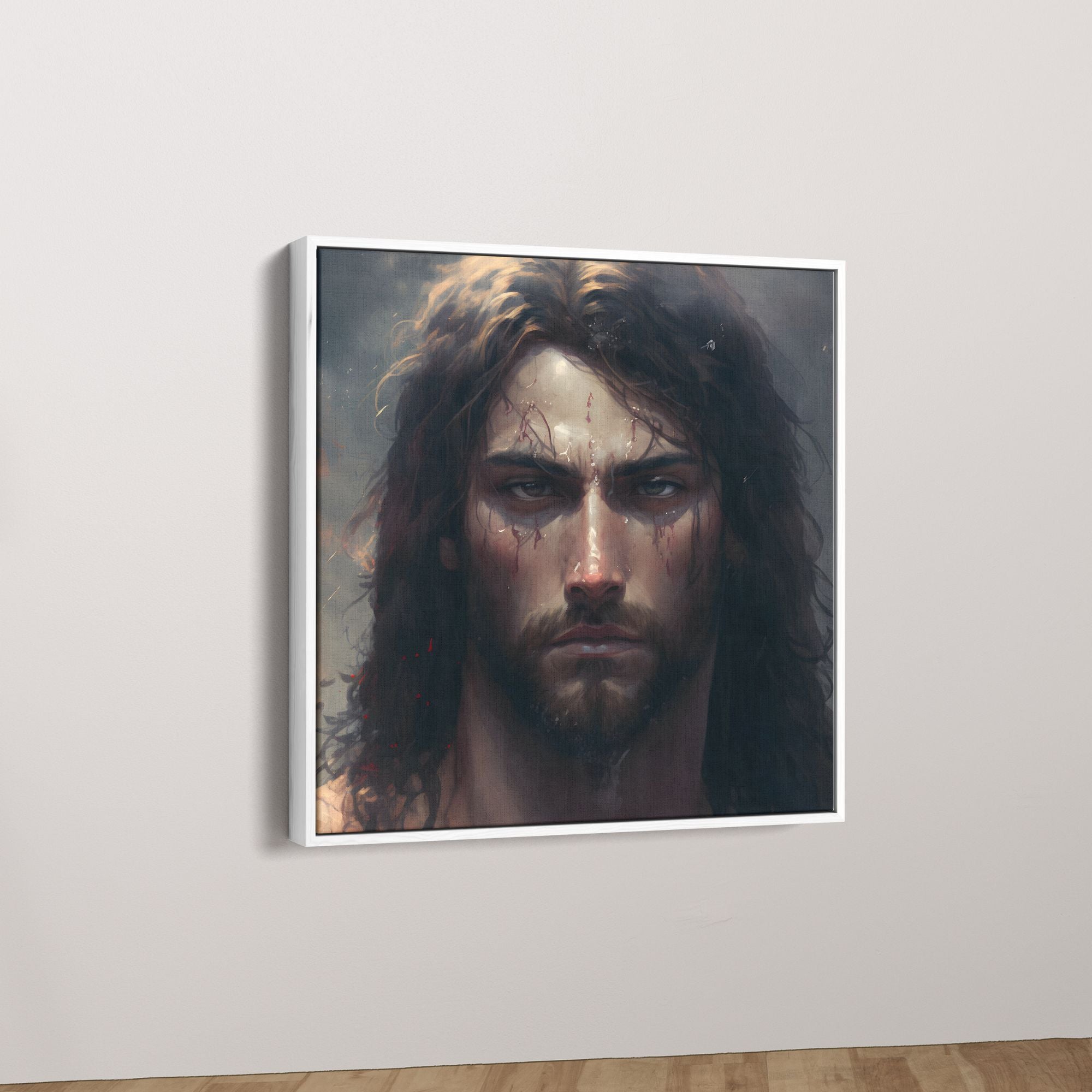 The Jesus Face Canvas Wall Painting