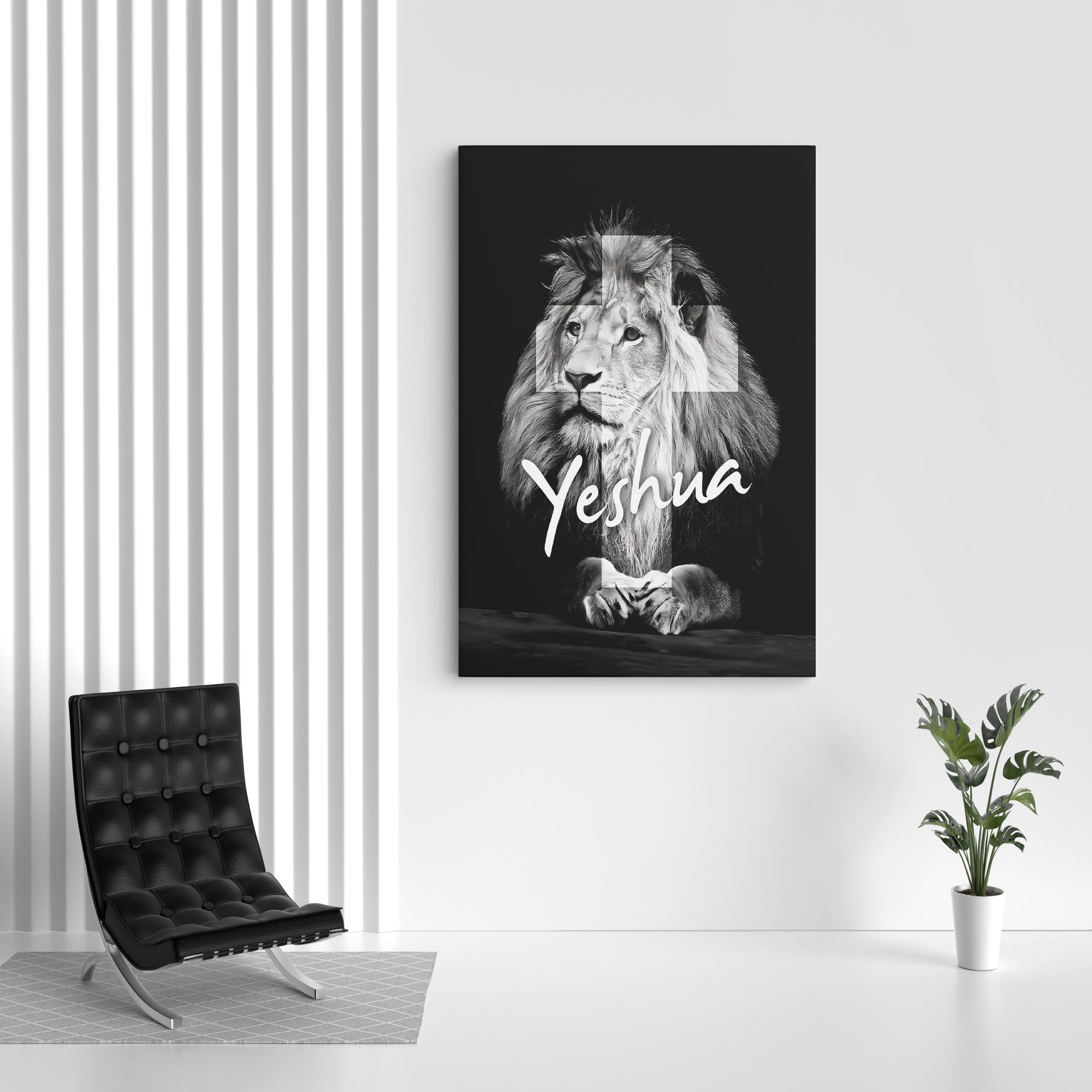 Yeshua Lion Canvas Wall Painting