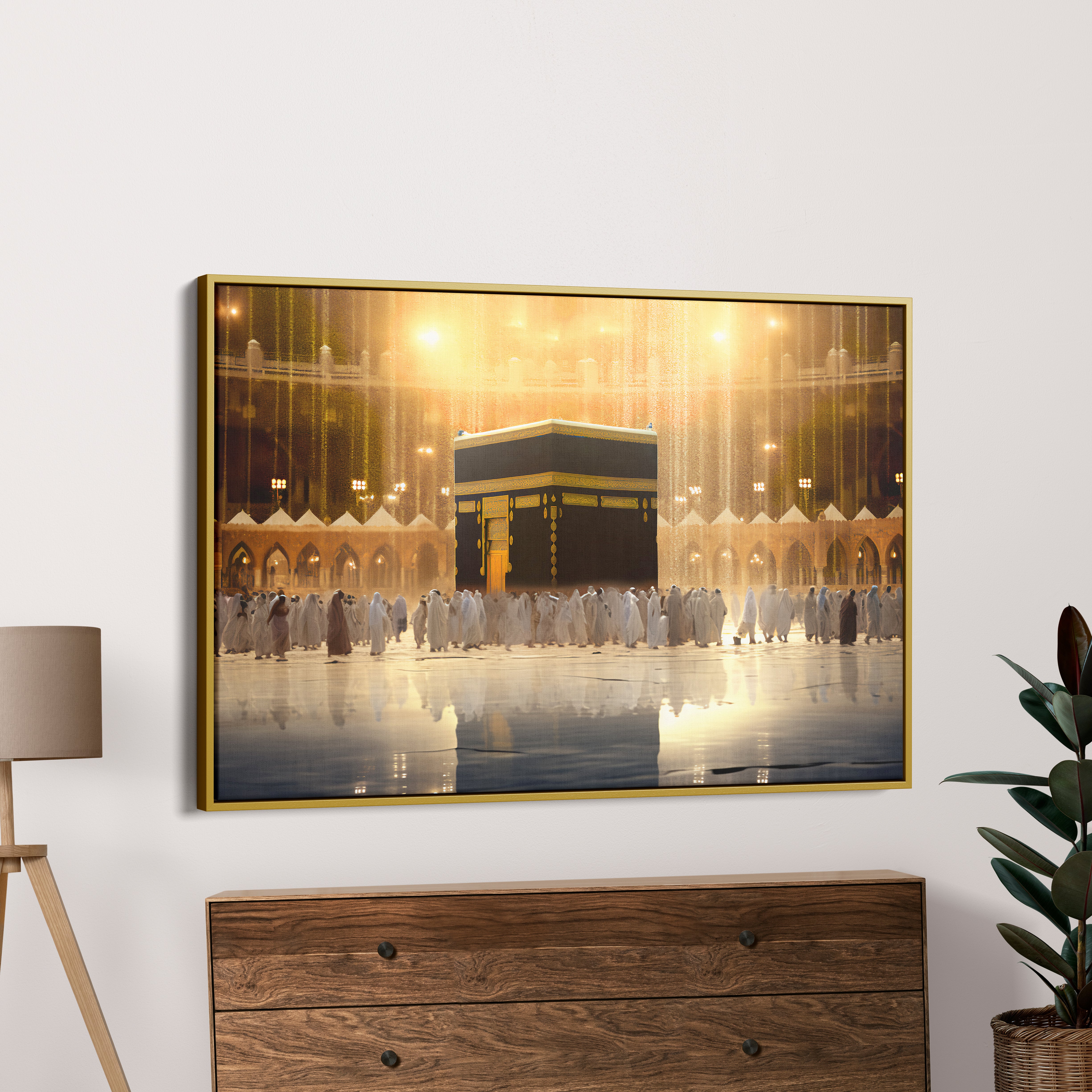 Islamic Kaaba Canvas Wall Painting