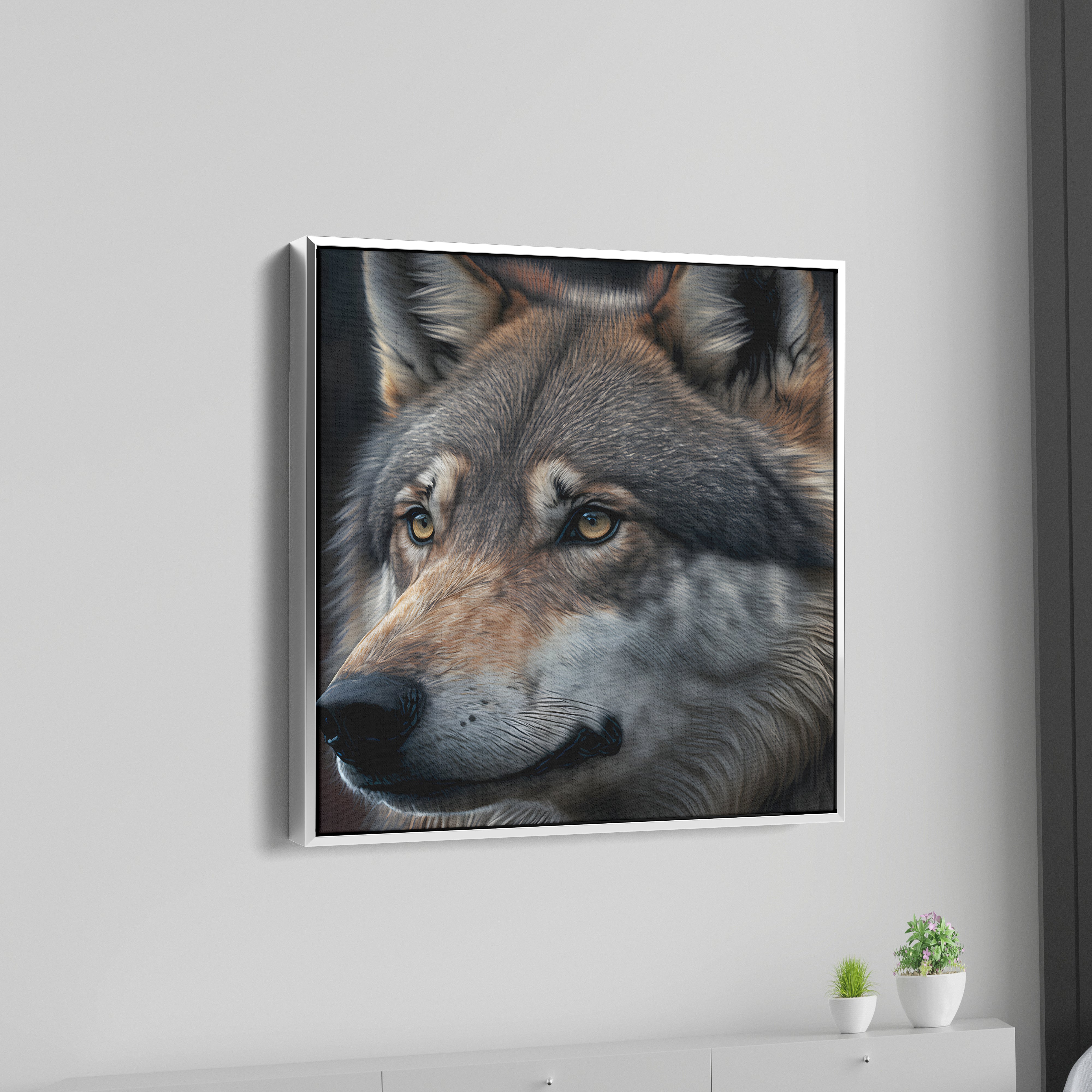 Fox Canvas Wall Painting