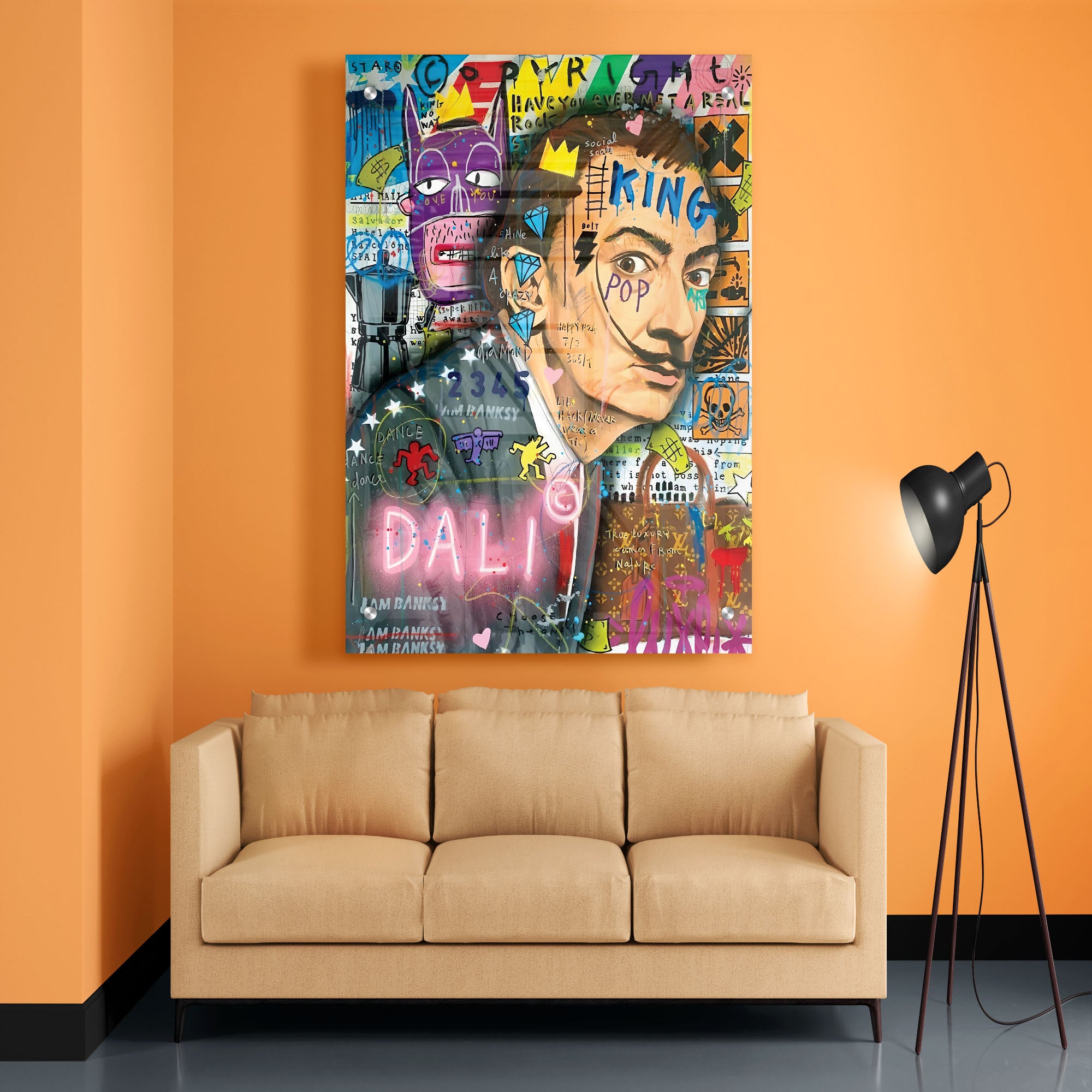 Salvador Dali  Acrylic Wall Painting