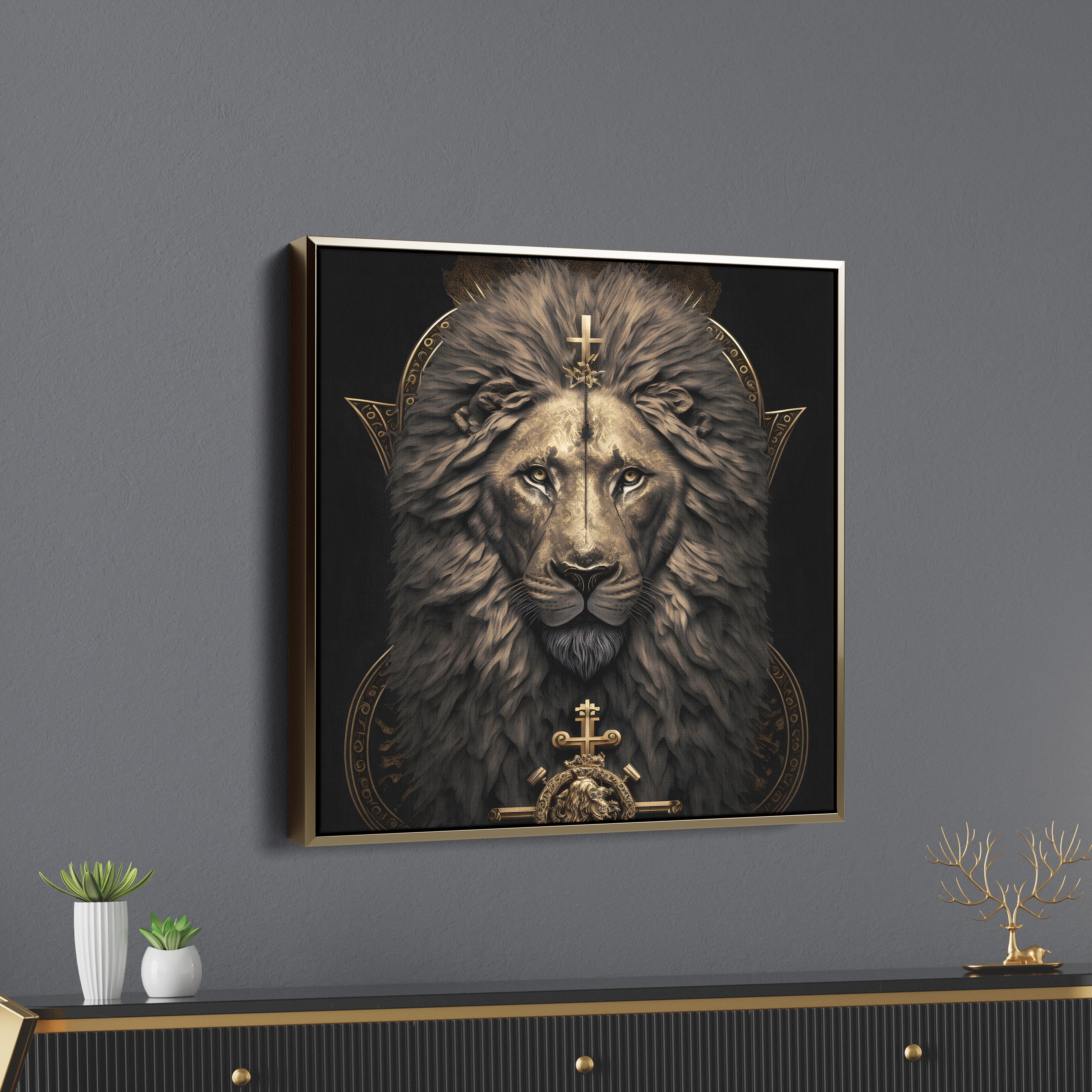 Lion King Canvas Wall Painting
