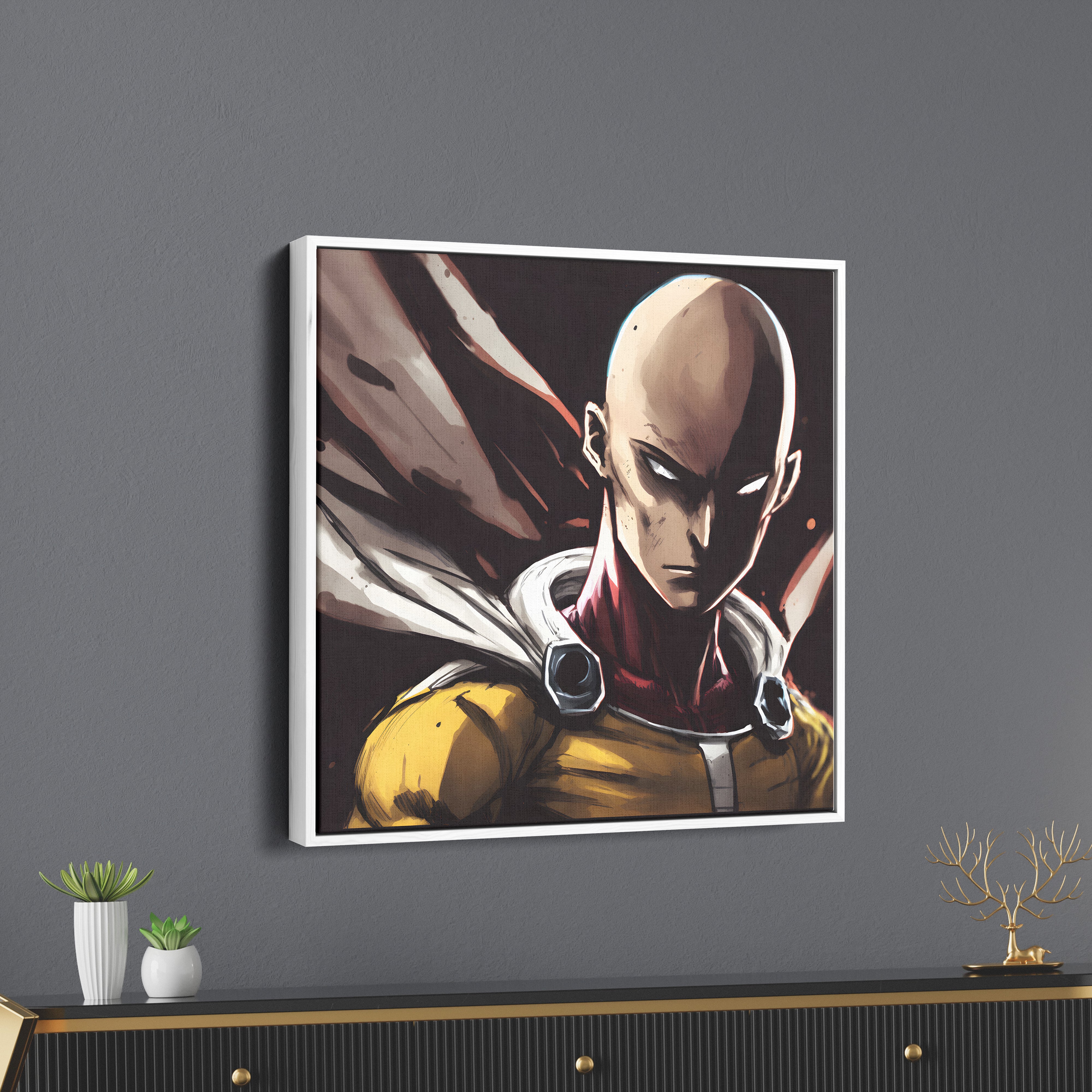 One Punch Man Anime Canvas Wall Painting