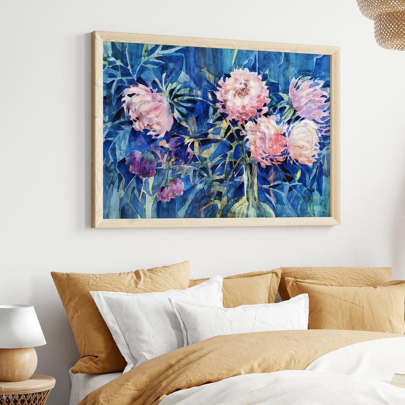 Blossoming Blush Canvas Wall Painting