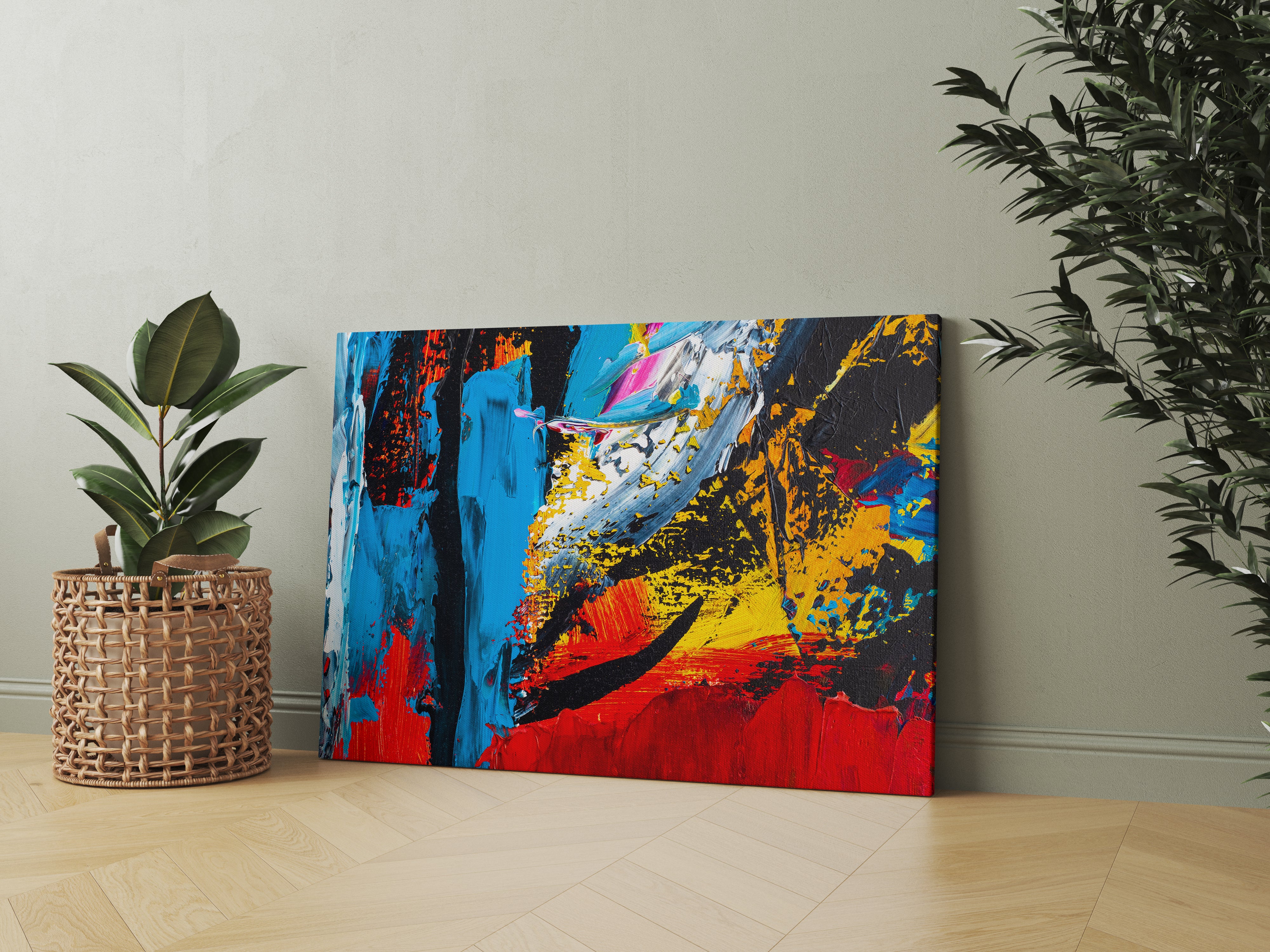 Abstract Colorful Art Canvas Wall Painting