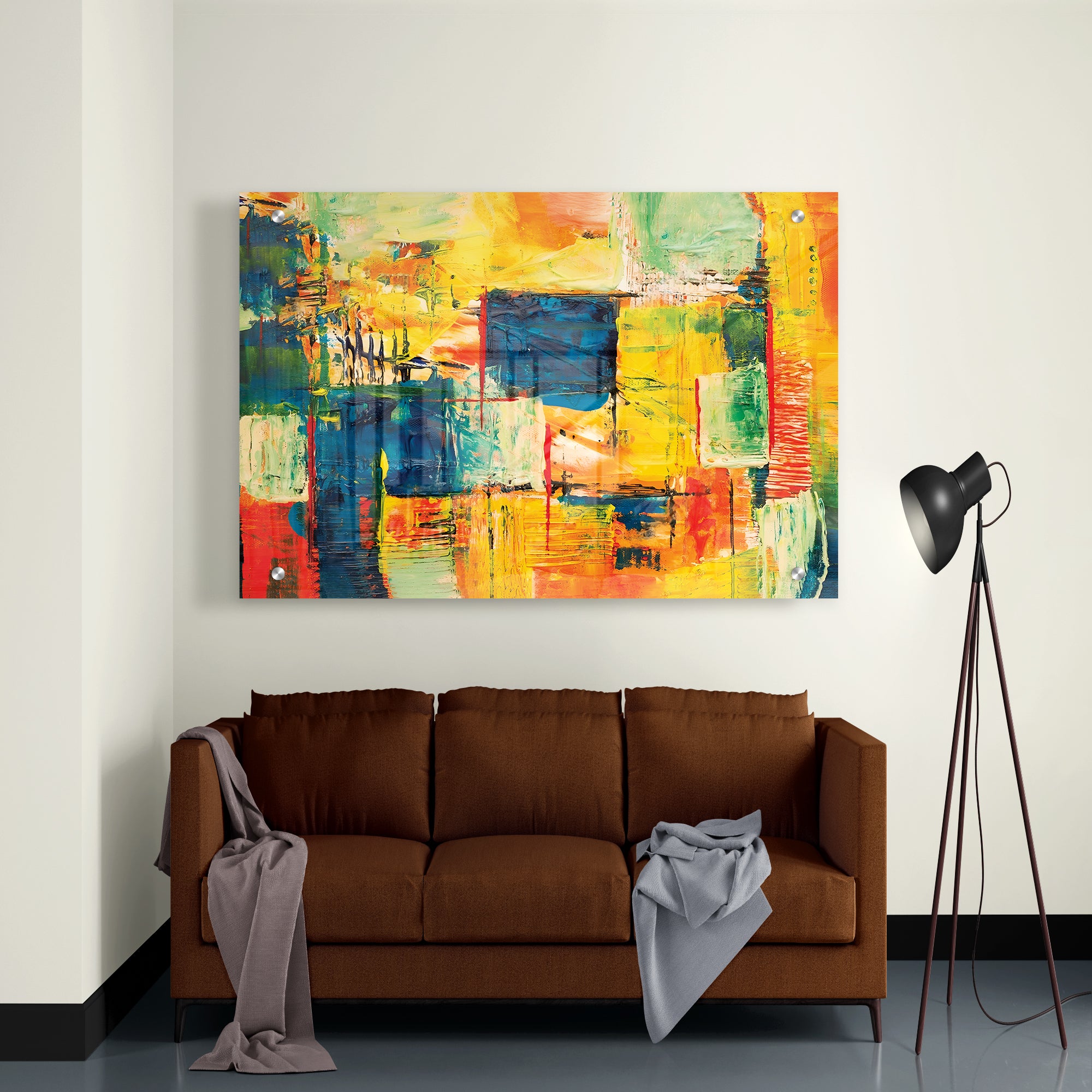 Abstract Art Floating Morden Acrylic Painting