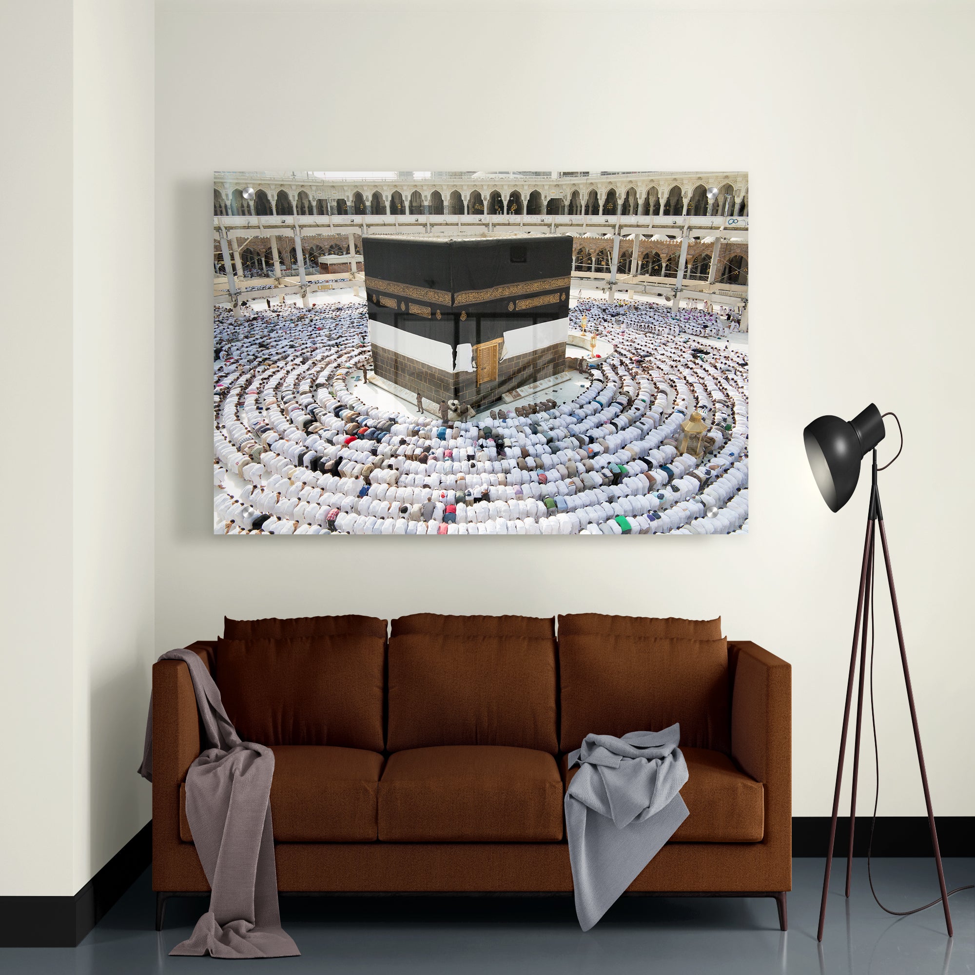Kaaba Islamic Mosque Acrylic Wall Painting