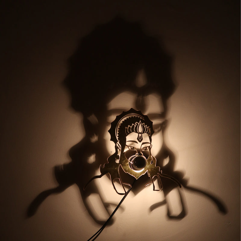 Hanuman ji face creative Shadow lamp