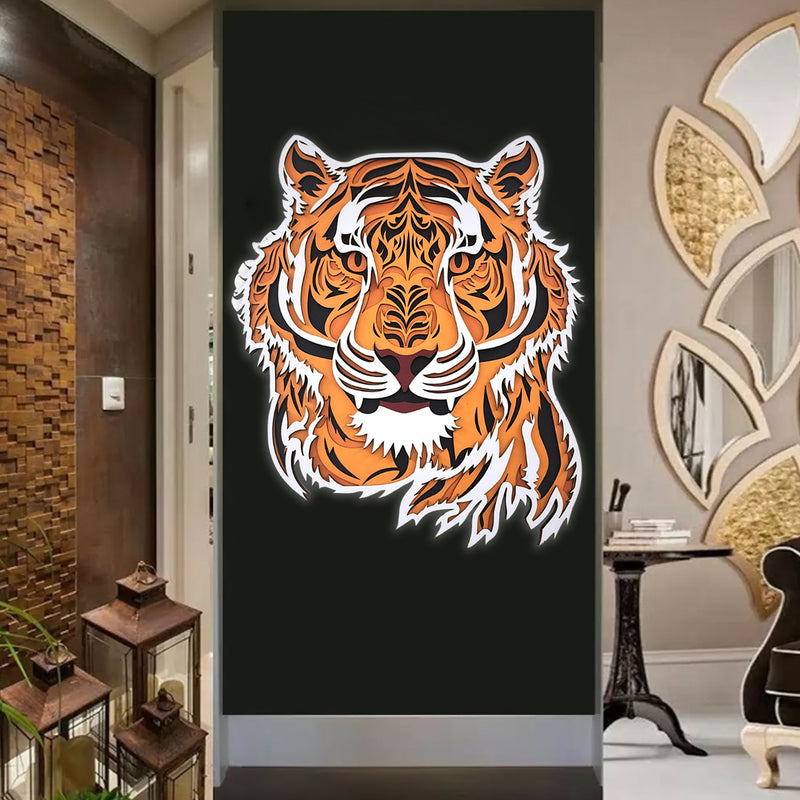 3D tiger wall decor