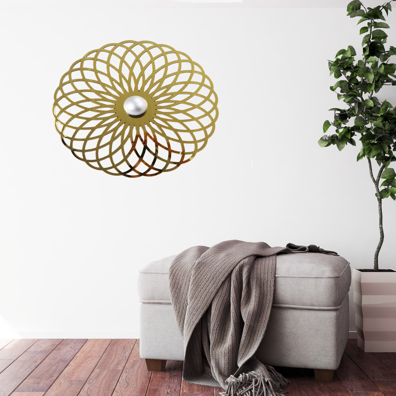 Geometric circle design creative Shadow lamp